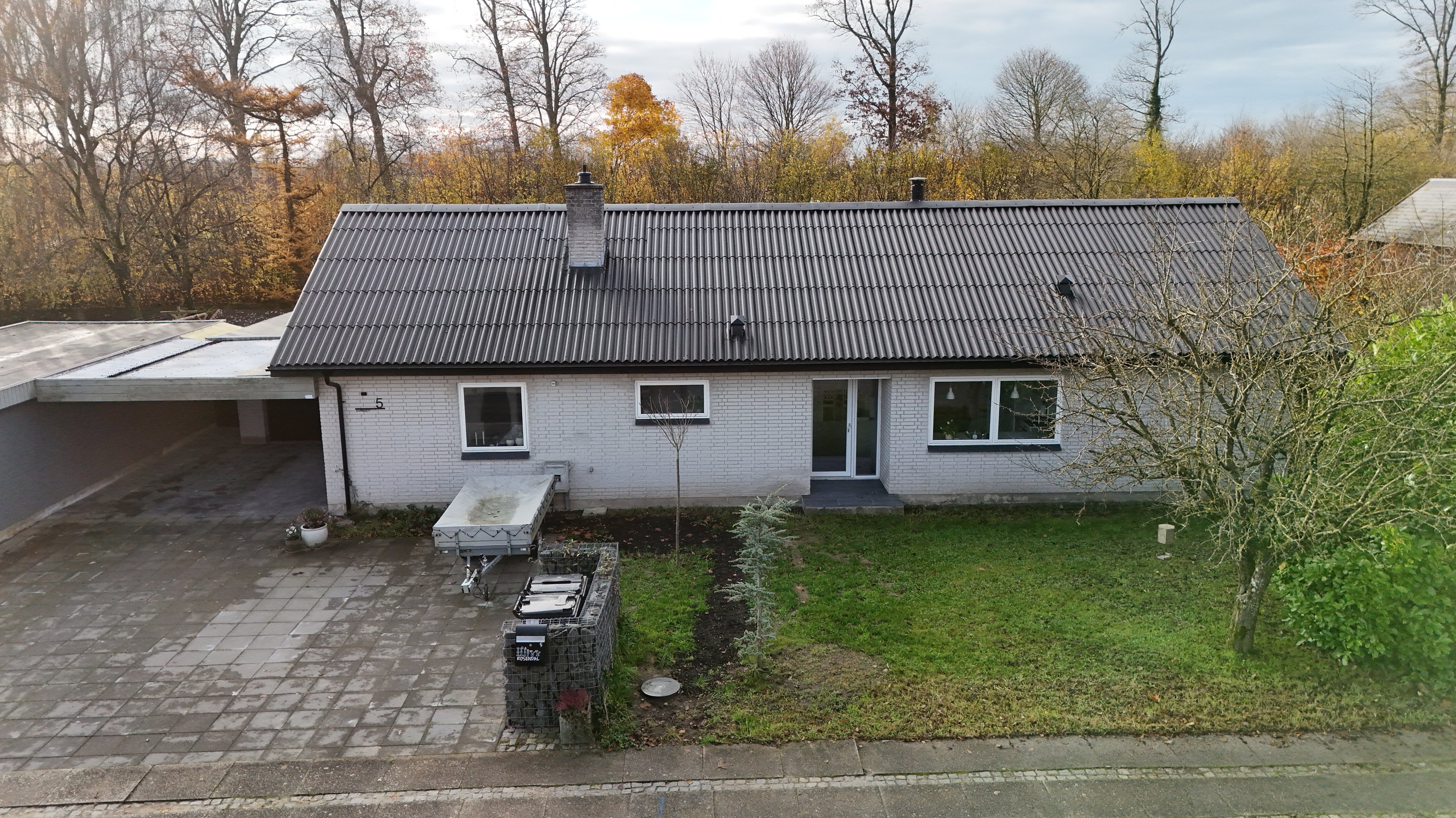 Fremhævet luftfoto billede i fuldskærmstilstand. Billede af Svinget 5, Døstrup, 9500 Hobro