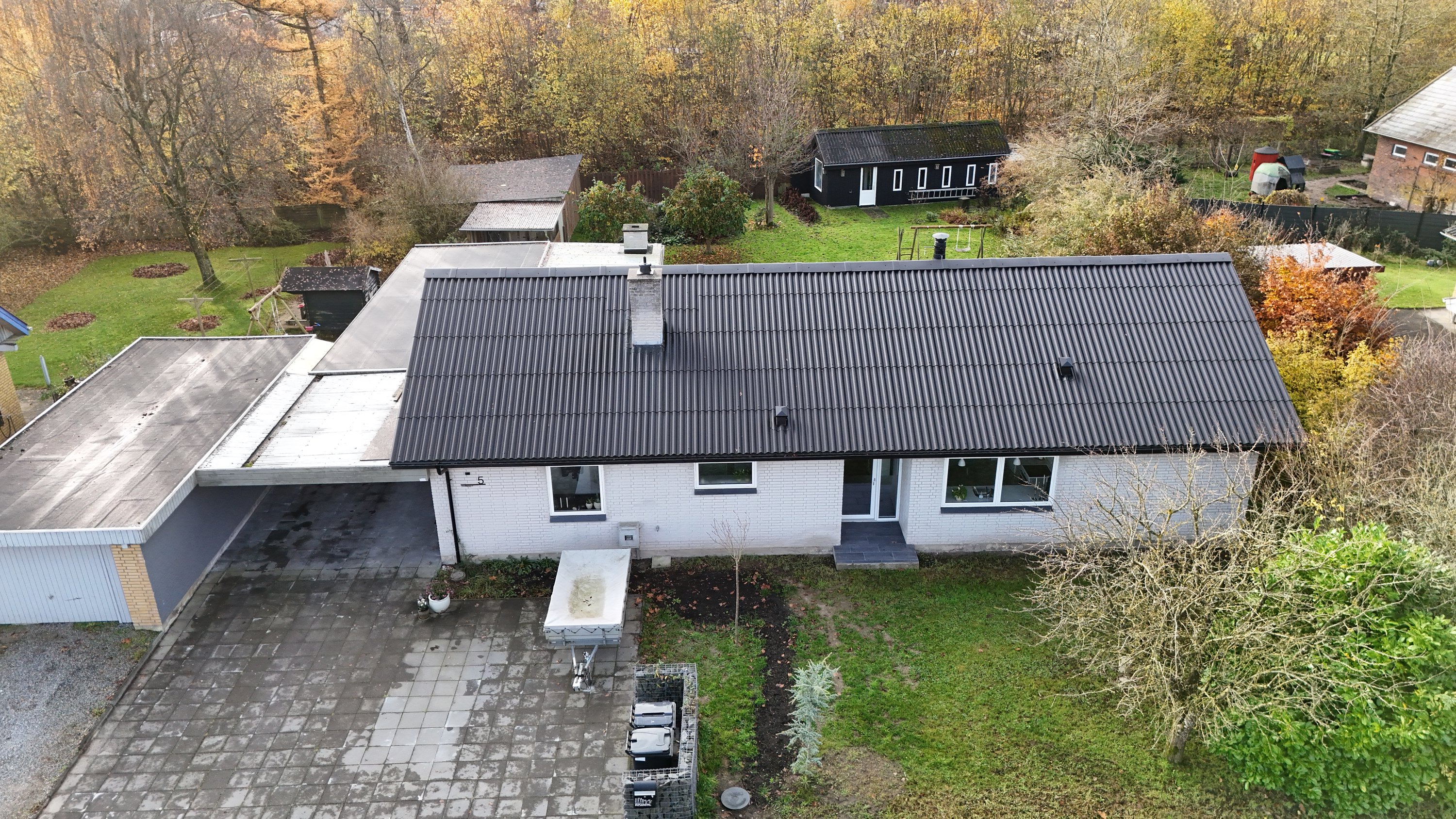 Fremhævet luftfoto billede i fuldskærmstilstand. Billede af Svinget 5, Døstrup, 9500 Hobro