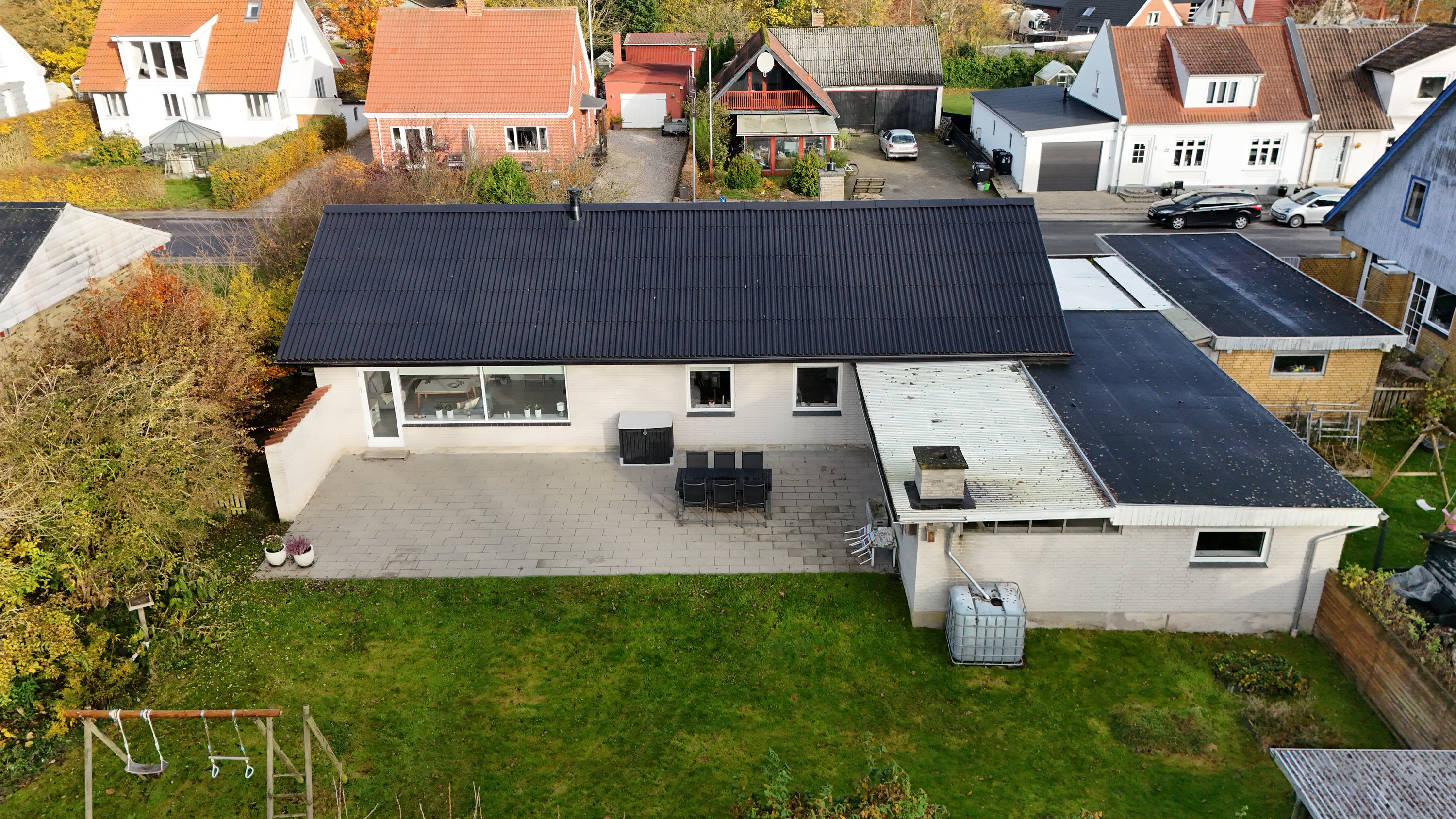 Fremhævet luftfoto billede i fuldskærmstilstand. Billede af Svinget 5, Døstrup, 9500 Hobro