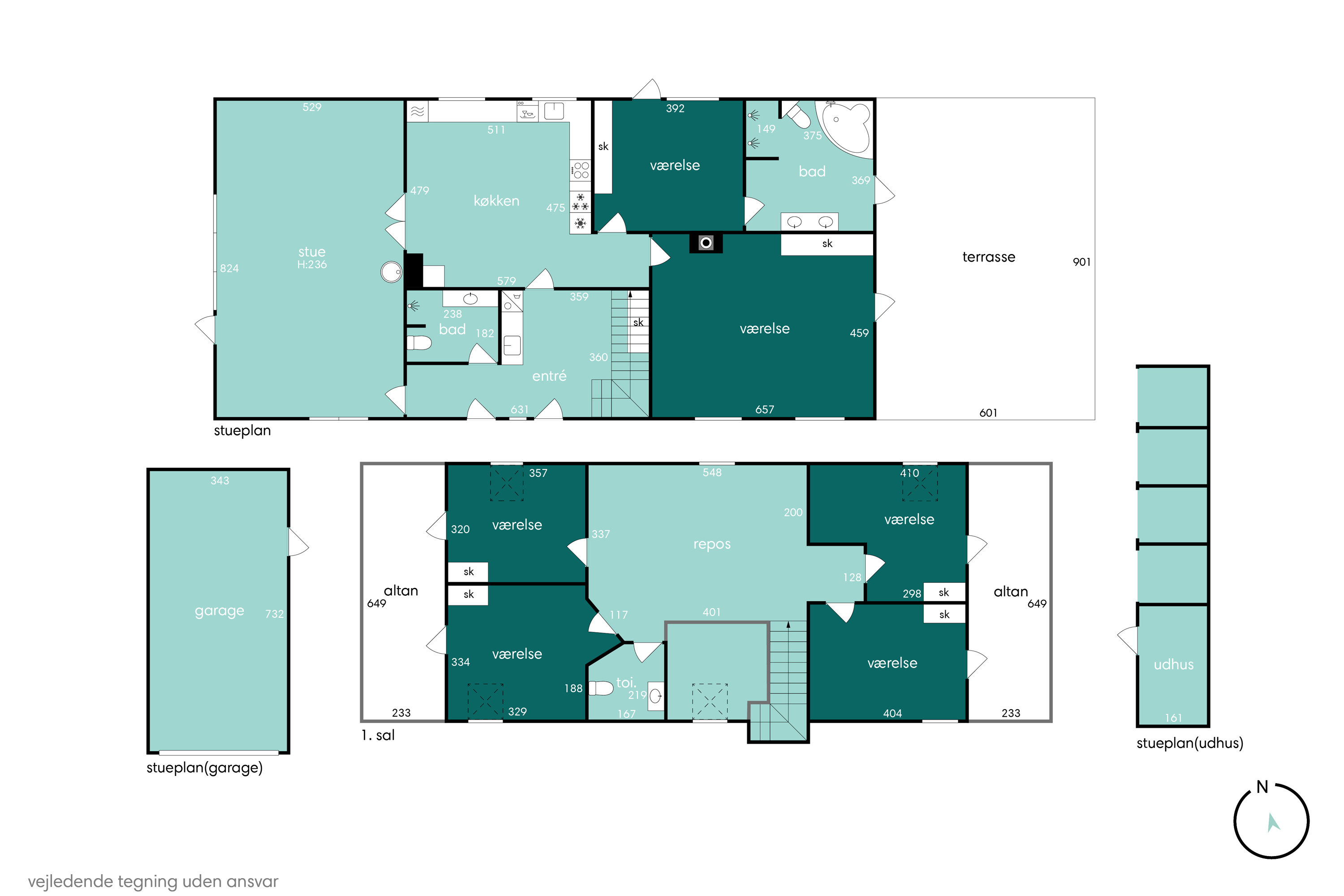 Plantegninger billede af Bøgevej 7, 7323 Give