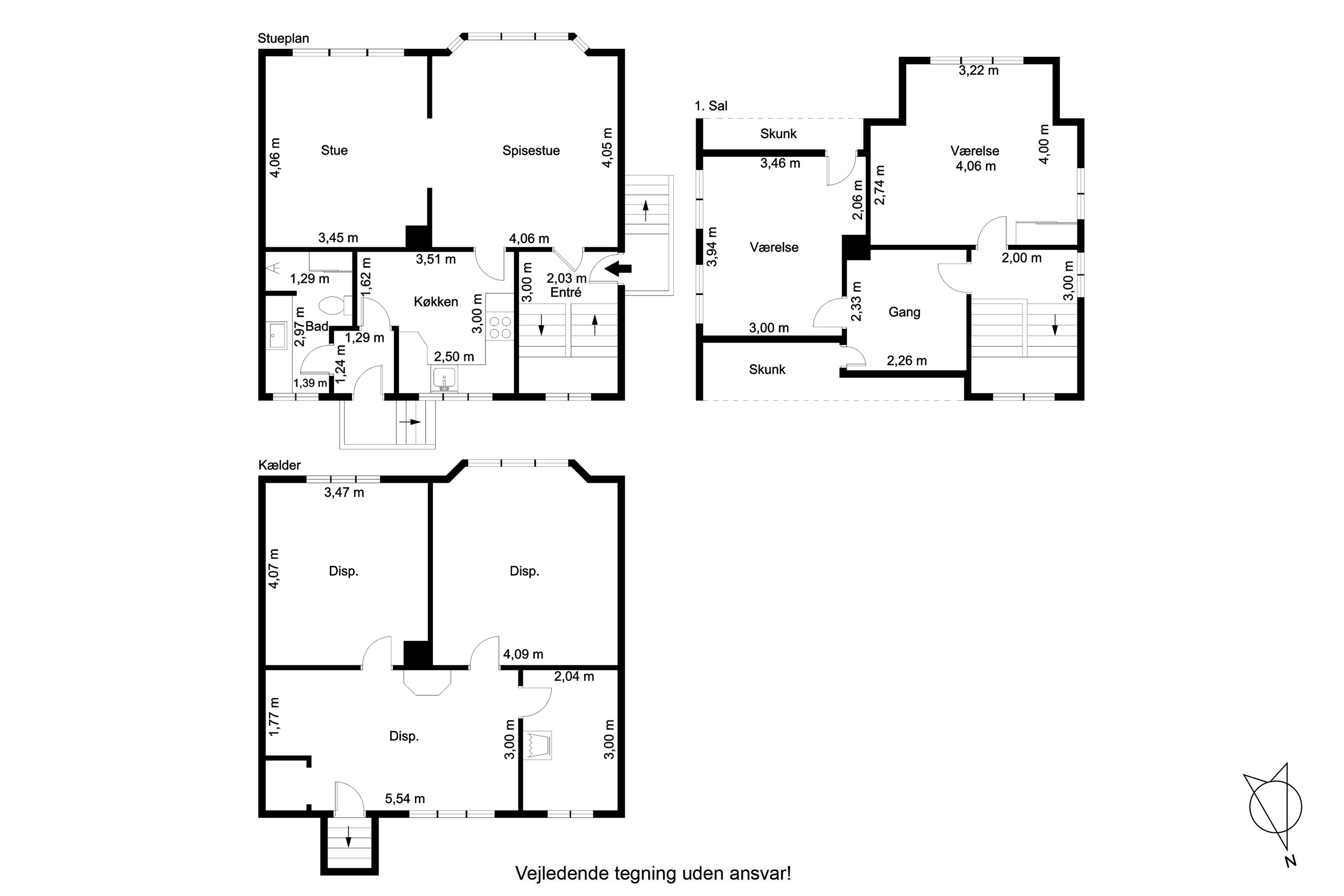 Plantegninger billede af Møllevej 19, 9760 Vrå