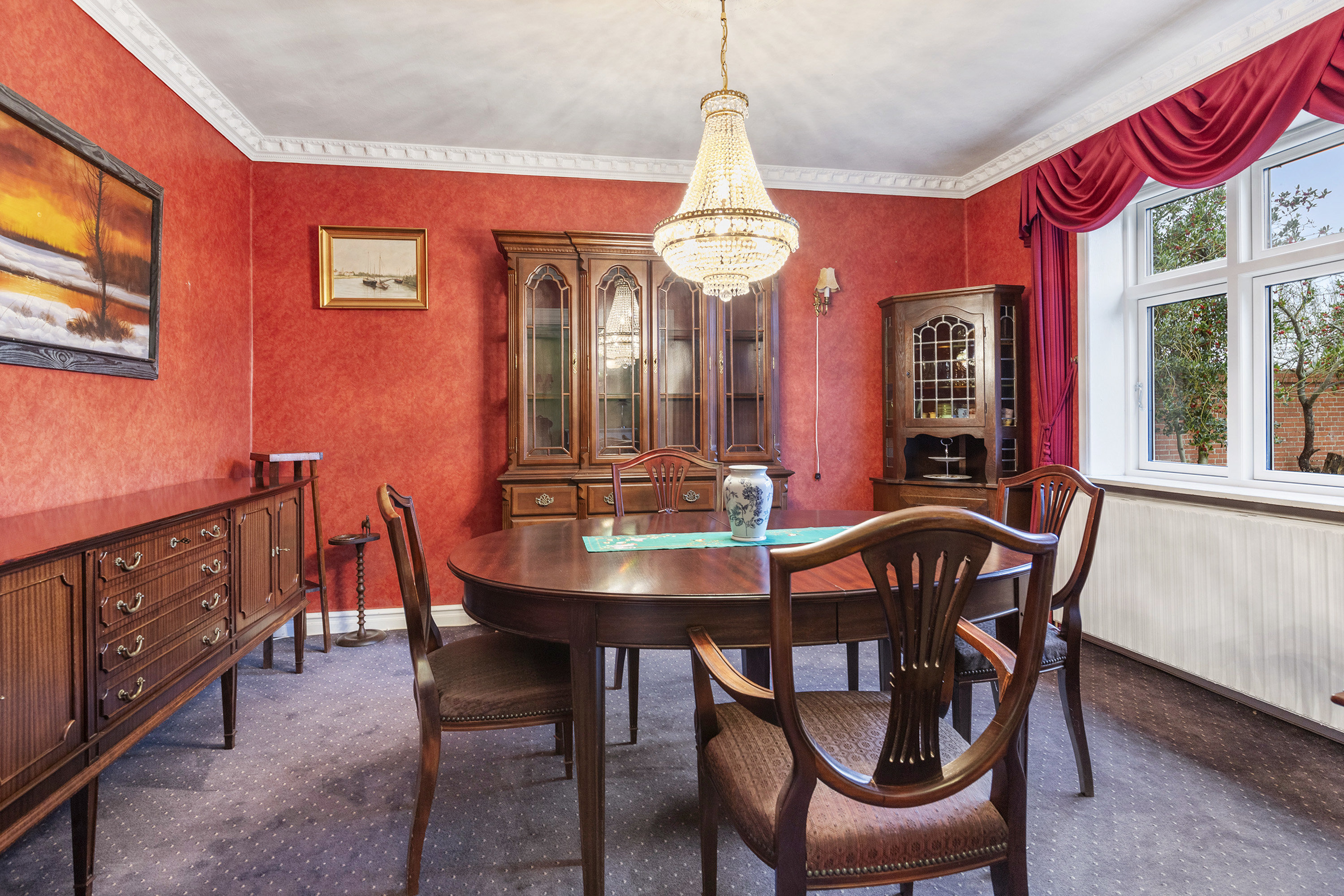 Fremhævet stue billede i fuldskærmstilstand. Billede af Møllevej 19, 9760 Vrå