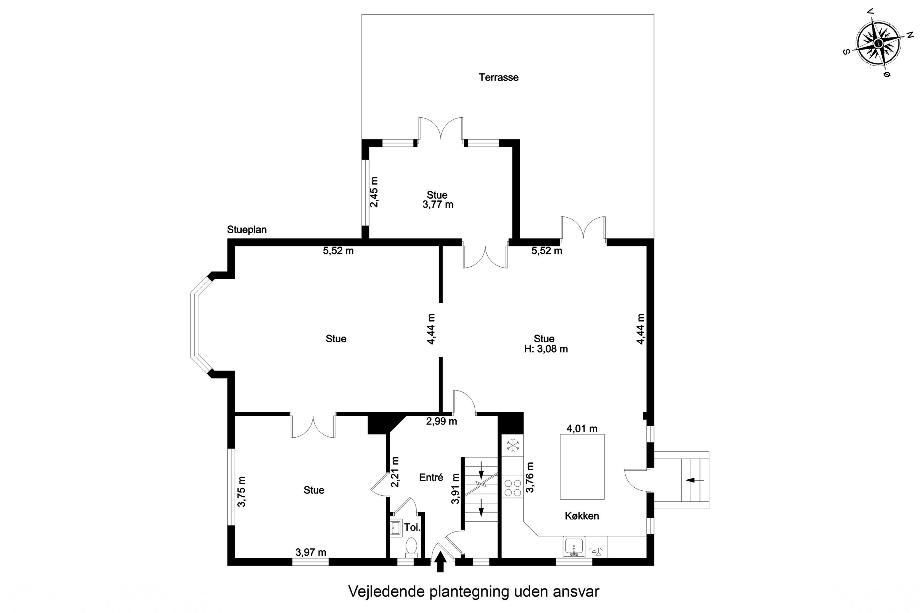 Plantegninger billede af Finsens Allé 1, 5230 Odense M