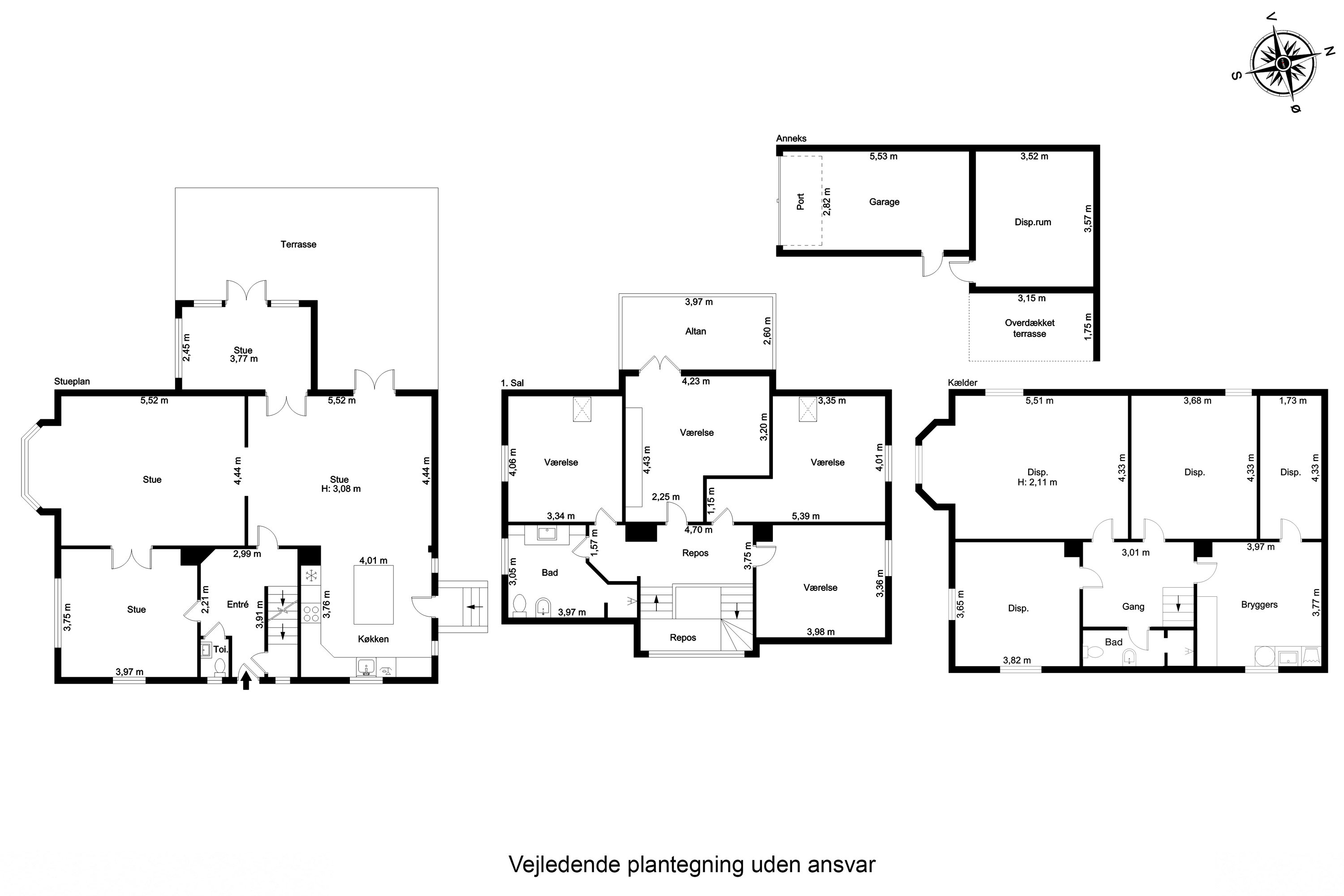 Plantegninger billede af Finsens Allé 1, 5230 Odense M