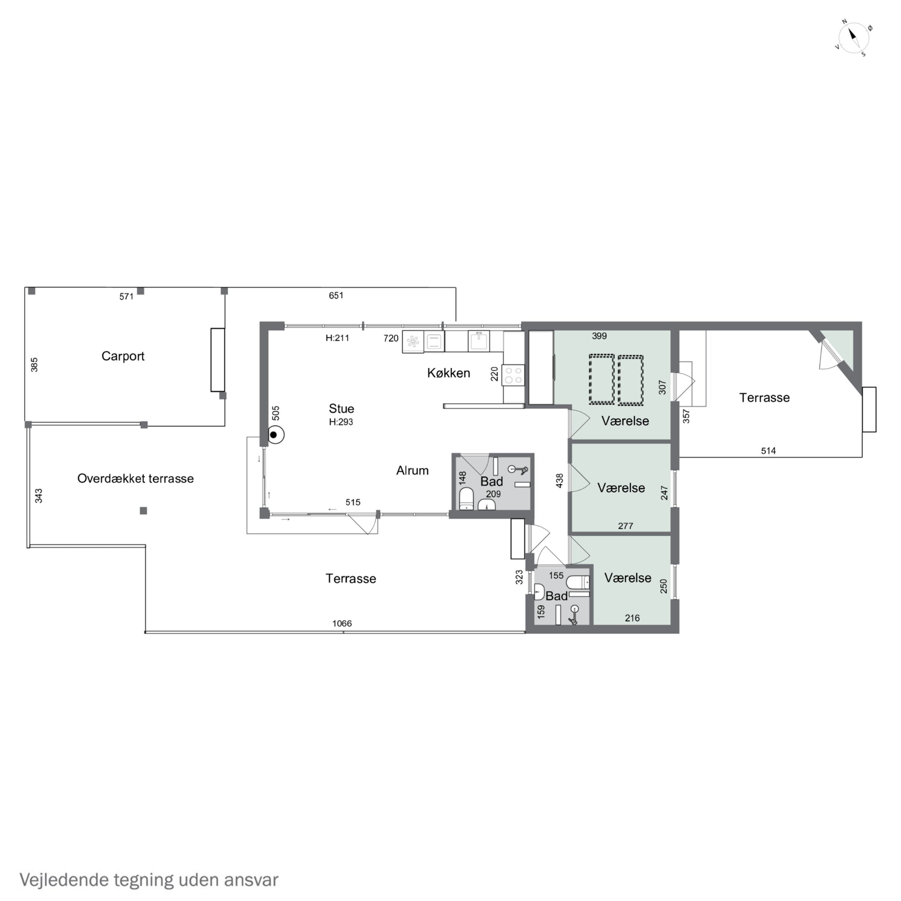 Plantegninger billede af Landemærket 1A, Yderby Lyng, 4583 Sjællands Odde