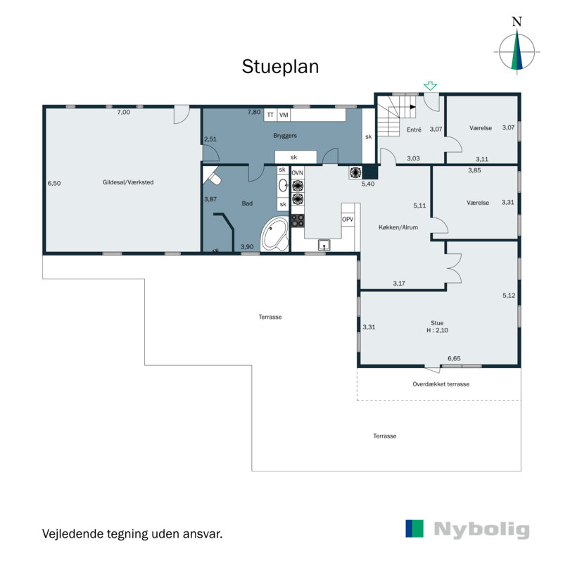 Plantegninger billede af Vesterled 140, 6650 Brørup