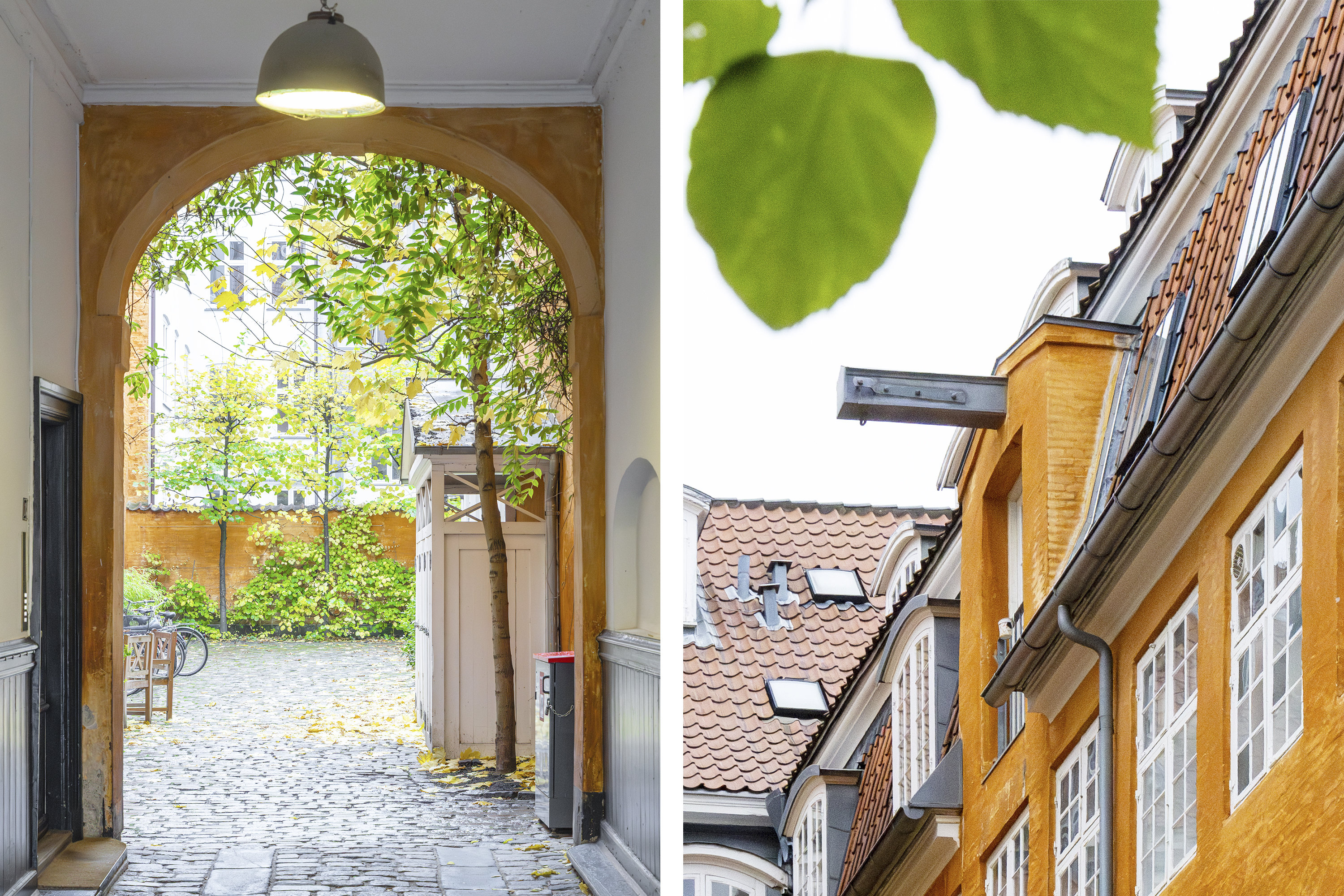 Fremhævet gårdmiljø billede i fuldskærmstilstand. Billede af Nyhavn 12, 3., 1051 København K
