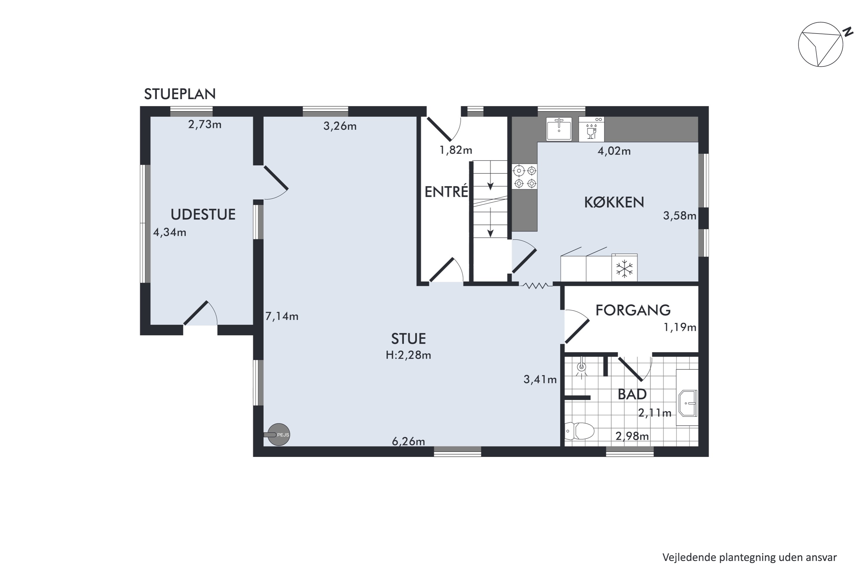 Plantegninger billede af Vendbjergvej 4, Galtrup, 7950 Erslev