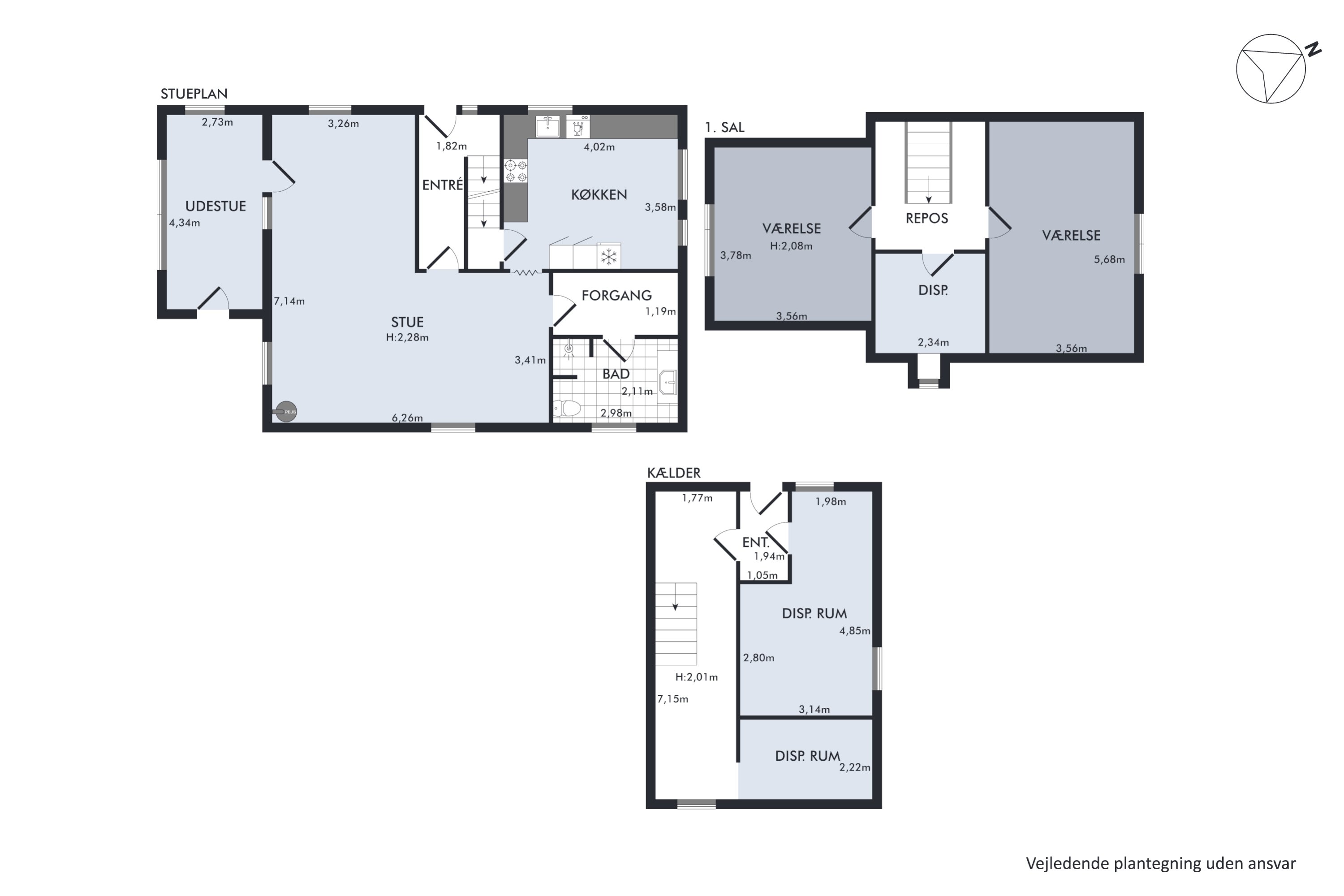 Plantegninger billede af Vendbjergvej 4, Galtrup, 7950 Erslev