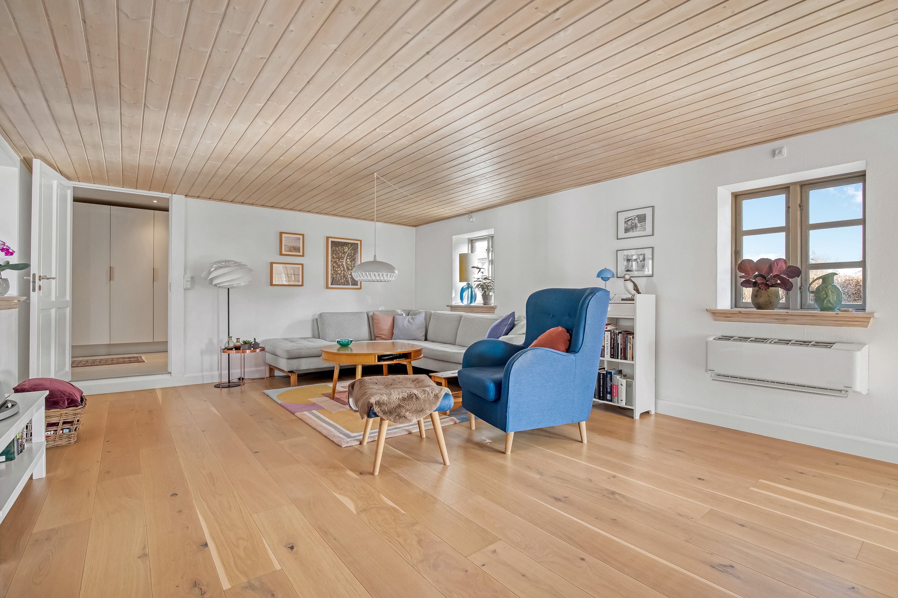 Fremhævet stue billede i fuldskærmstilstand. Billede af Mosevej 19, 3230 Græsted