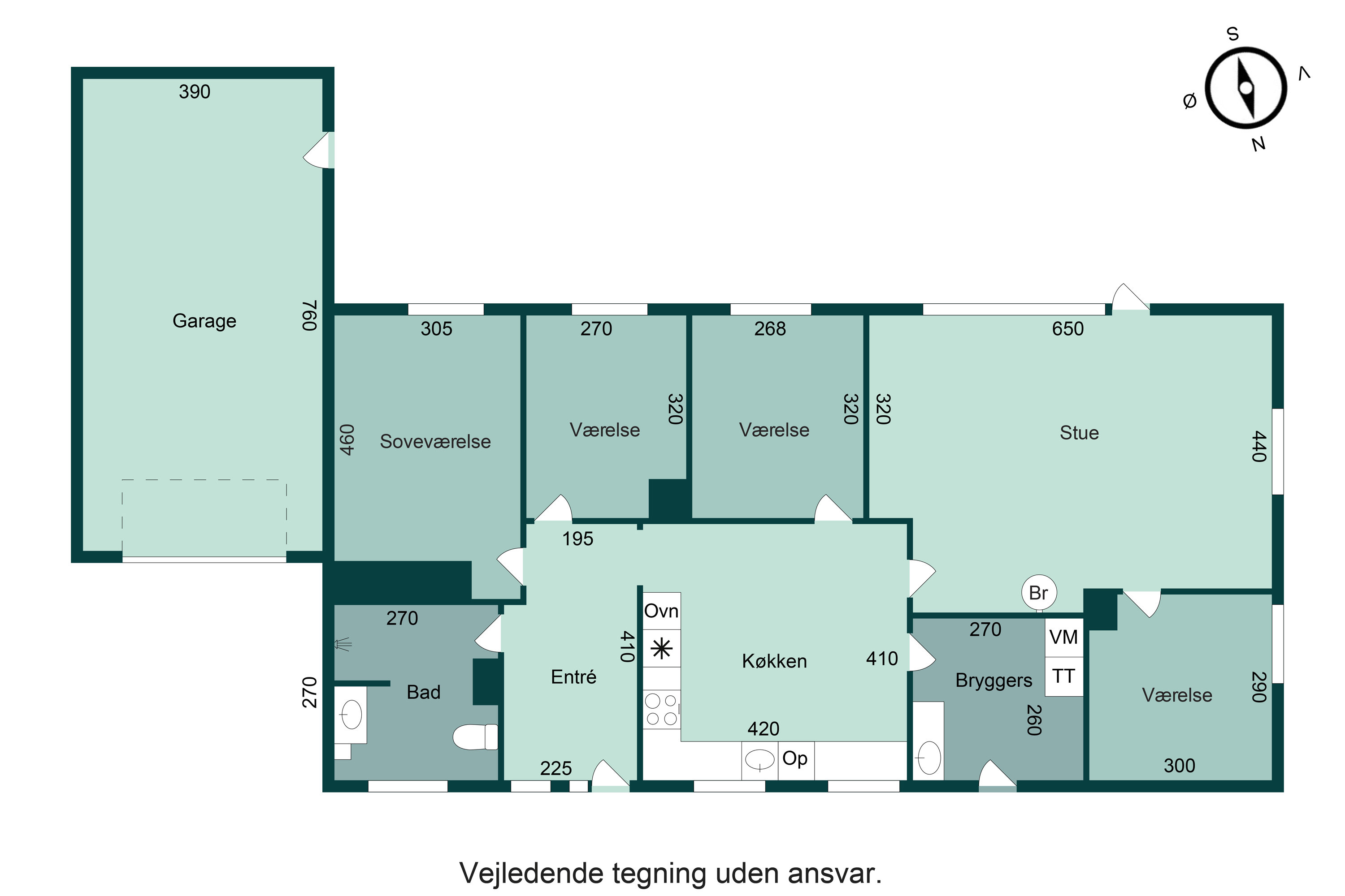 Plantegninger billede af Refshaven 10, 7321 Gadbjerg