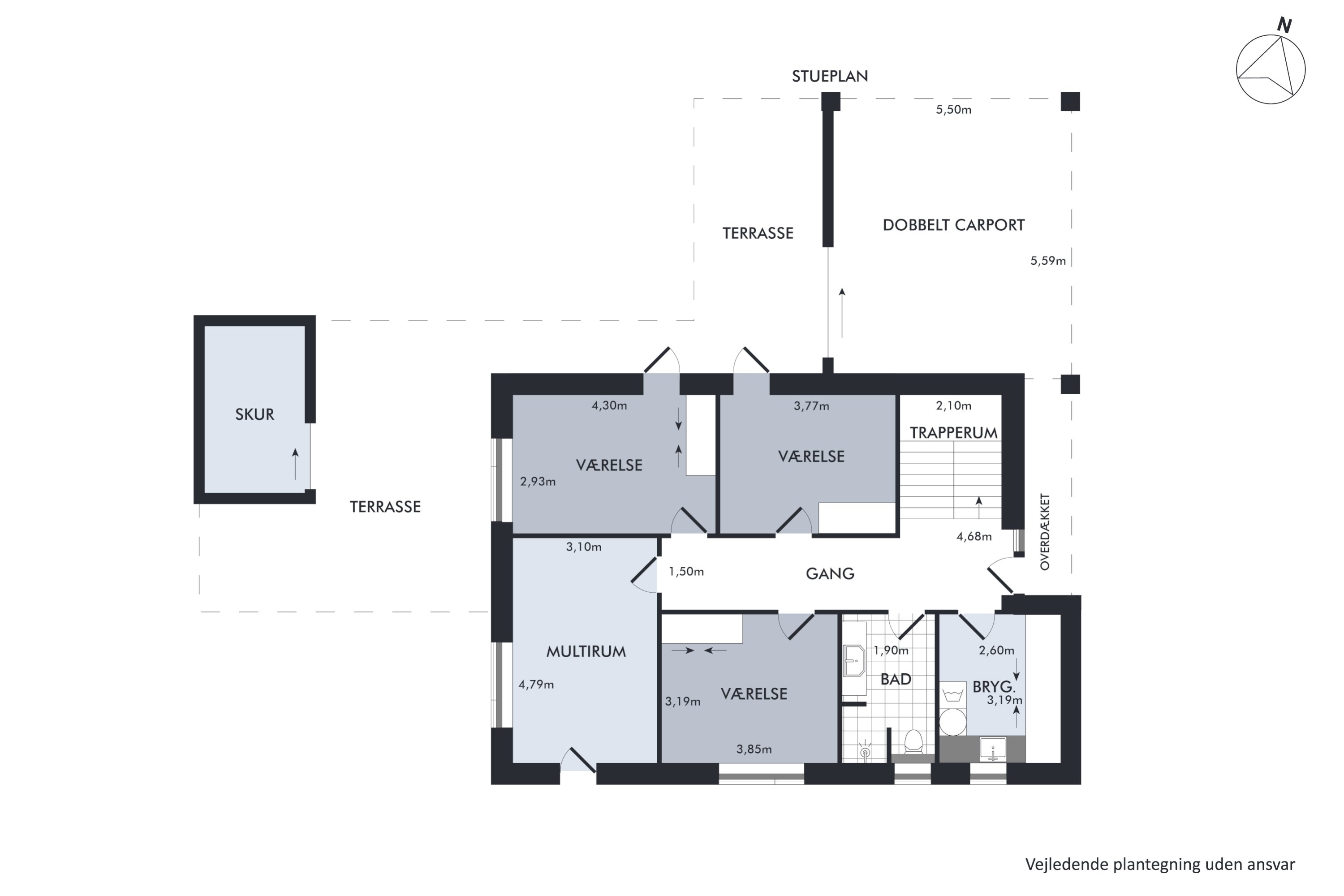 Plantegninger billede af Boikenvej 7, 8960 Randers SØ