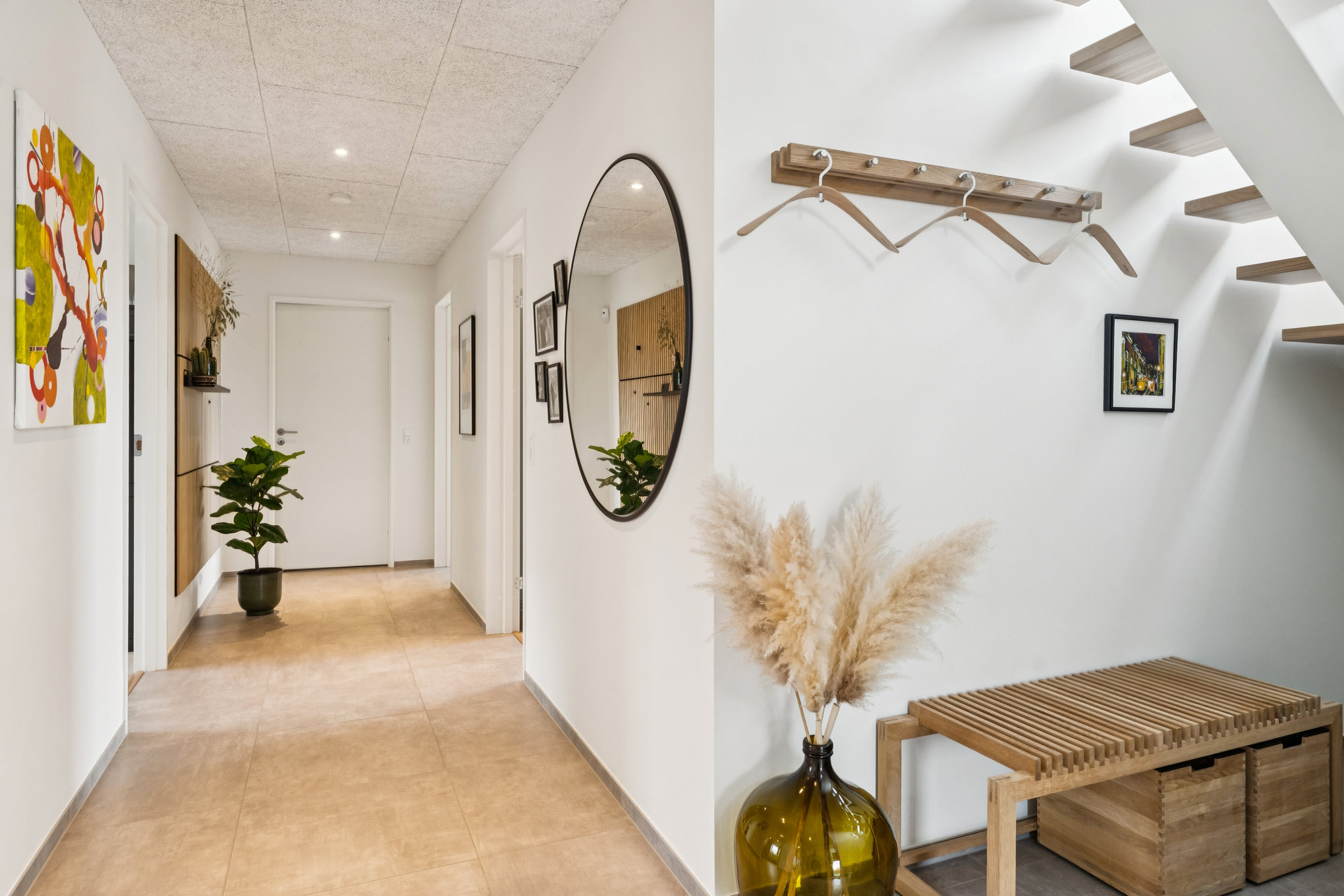 Fremhævet gang billede i fuldskærmstilstand. Billede af Boikenvej 7, 8960 Randers SØ