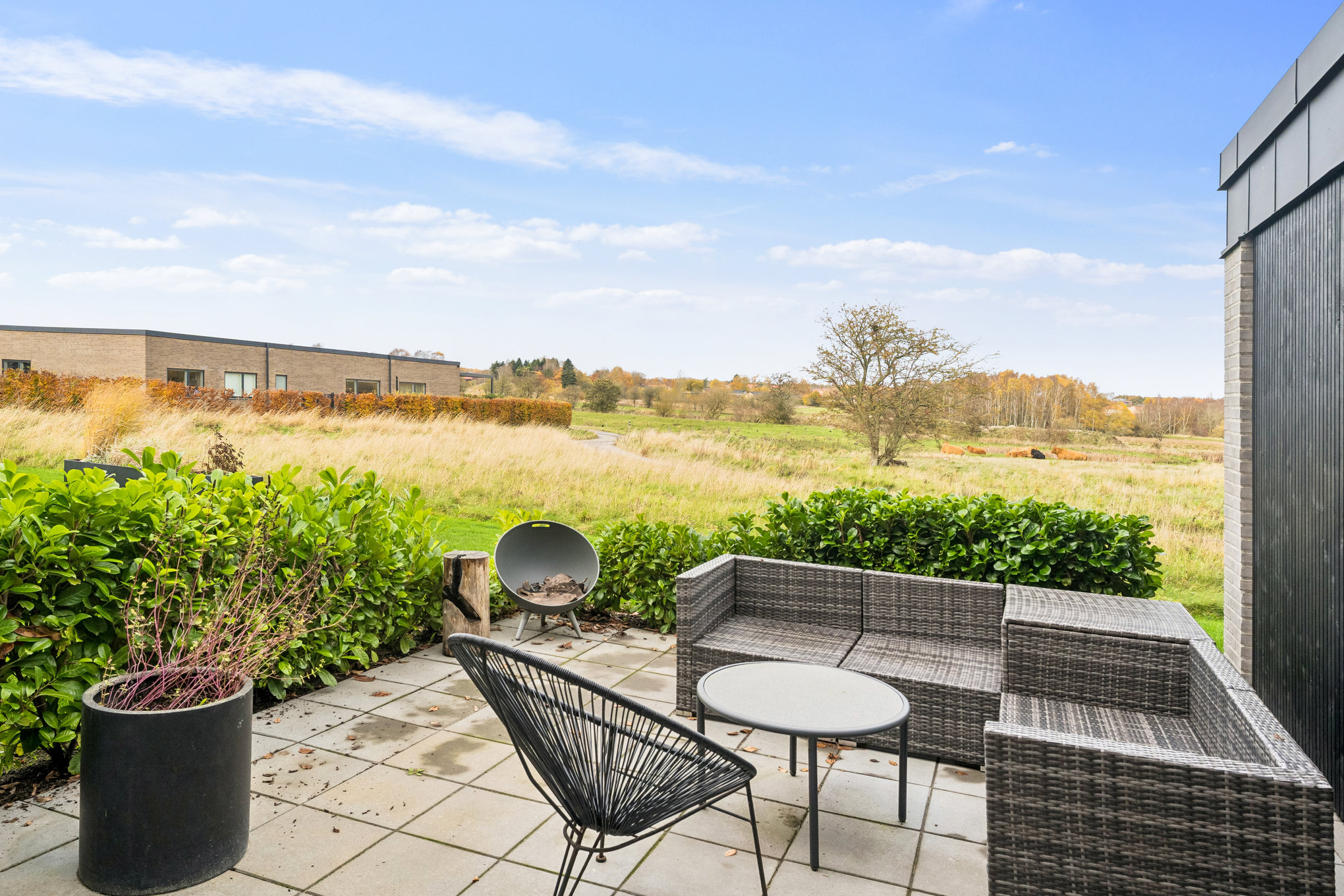 Fremhævet terrasse billede i fuldskærmstilstand. Billede af Boikenvej 7, 8960 Randers SØ