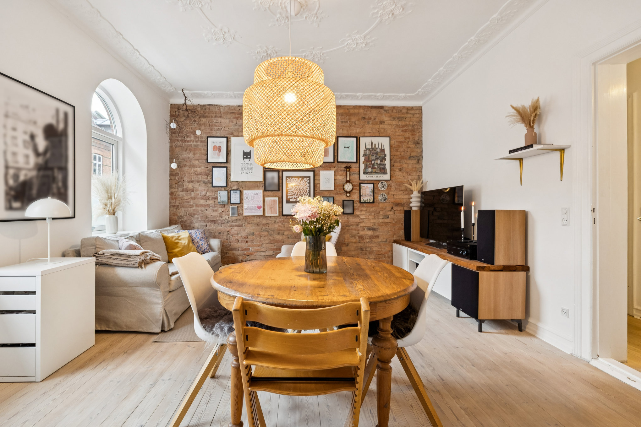 Fremhævet spisestue billede i fuldskærmstilstand. Billede af Søren Møllers Gade 4B, st.. th., 8900 Randers C