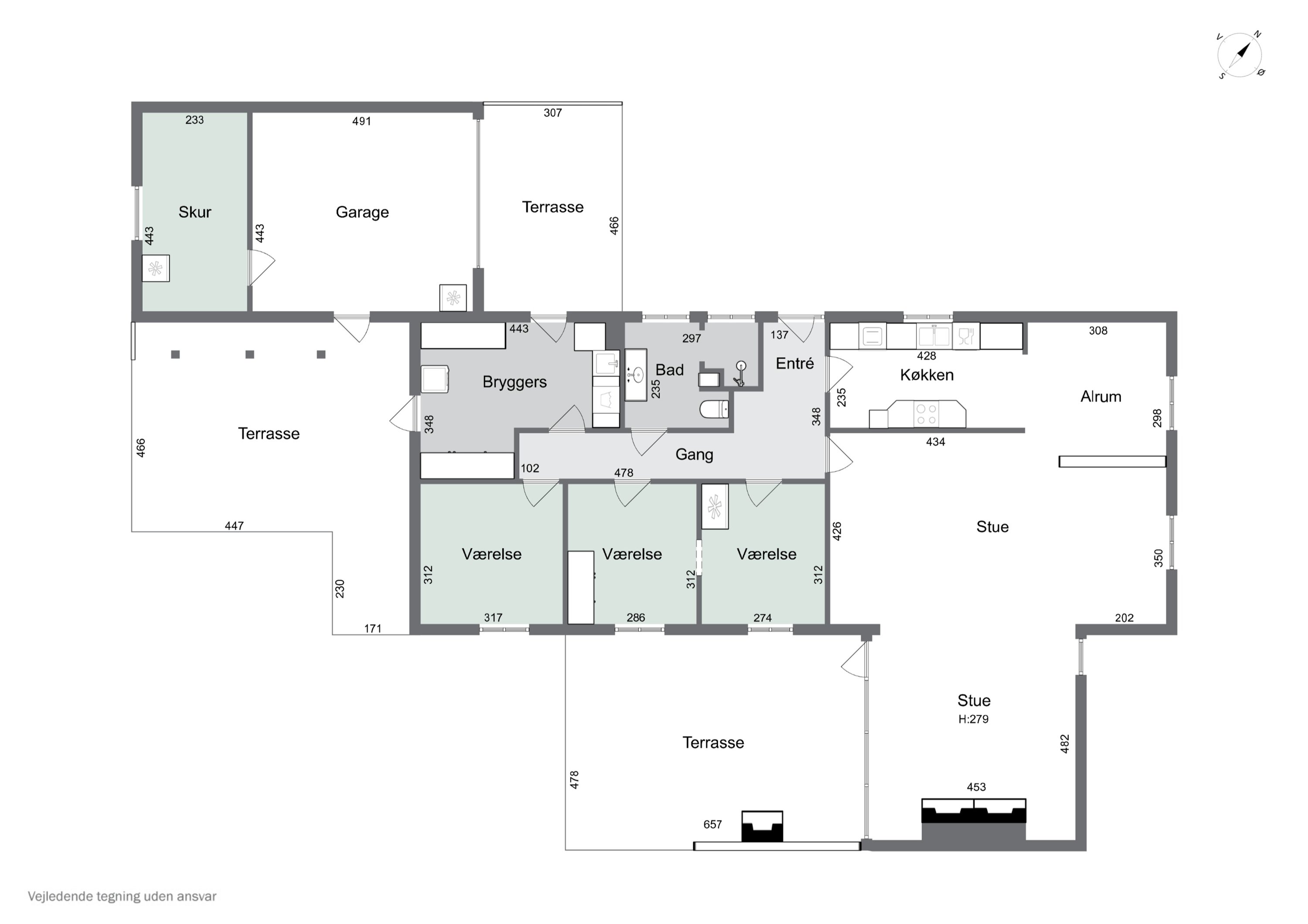 Plantegninger billede af Rugvangen 4, Otterup, 5450 Otterup