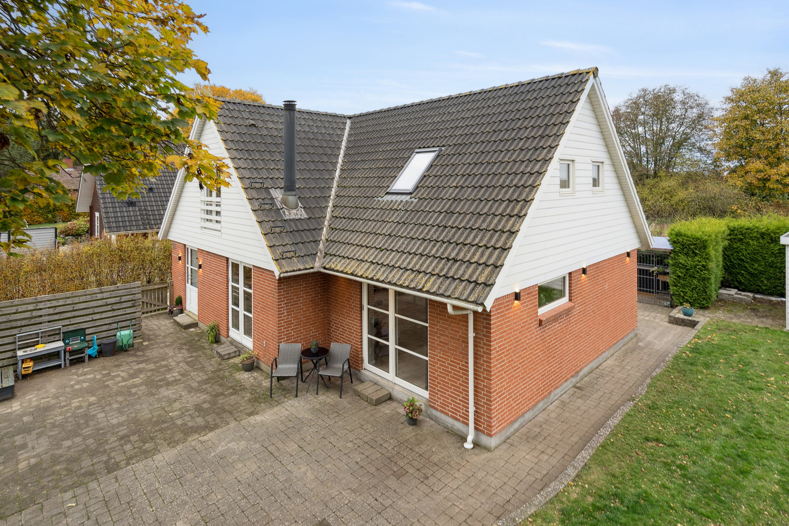 Fremhævet luftfoto billede i fuldskærmstilstand. Billede af Ternesøvej 31, Terslev, 4690 Haslev