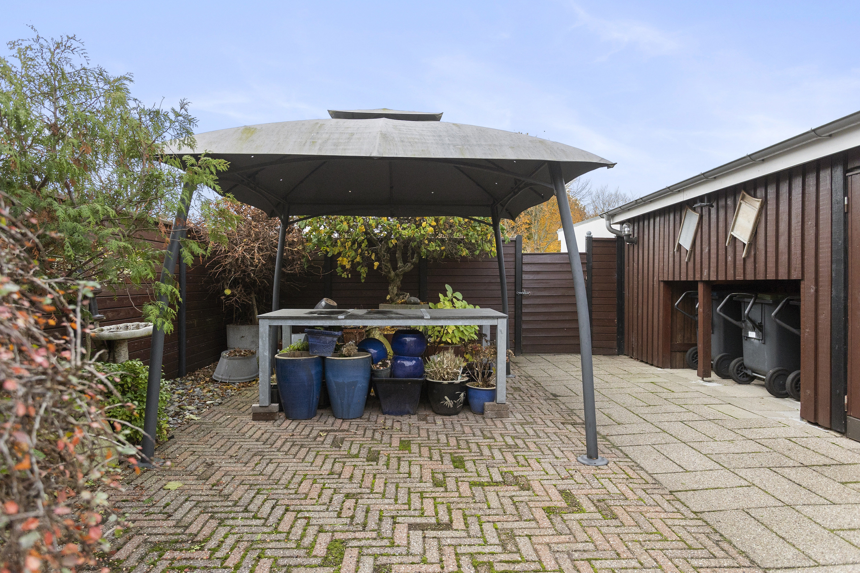 Fremhævet gårdhave billede i fuldskærmstilstand. Billede af Nørregade 57, 6600 Vejen