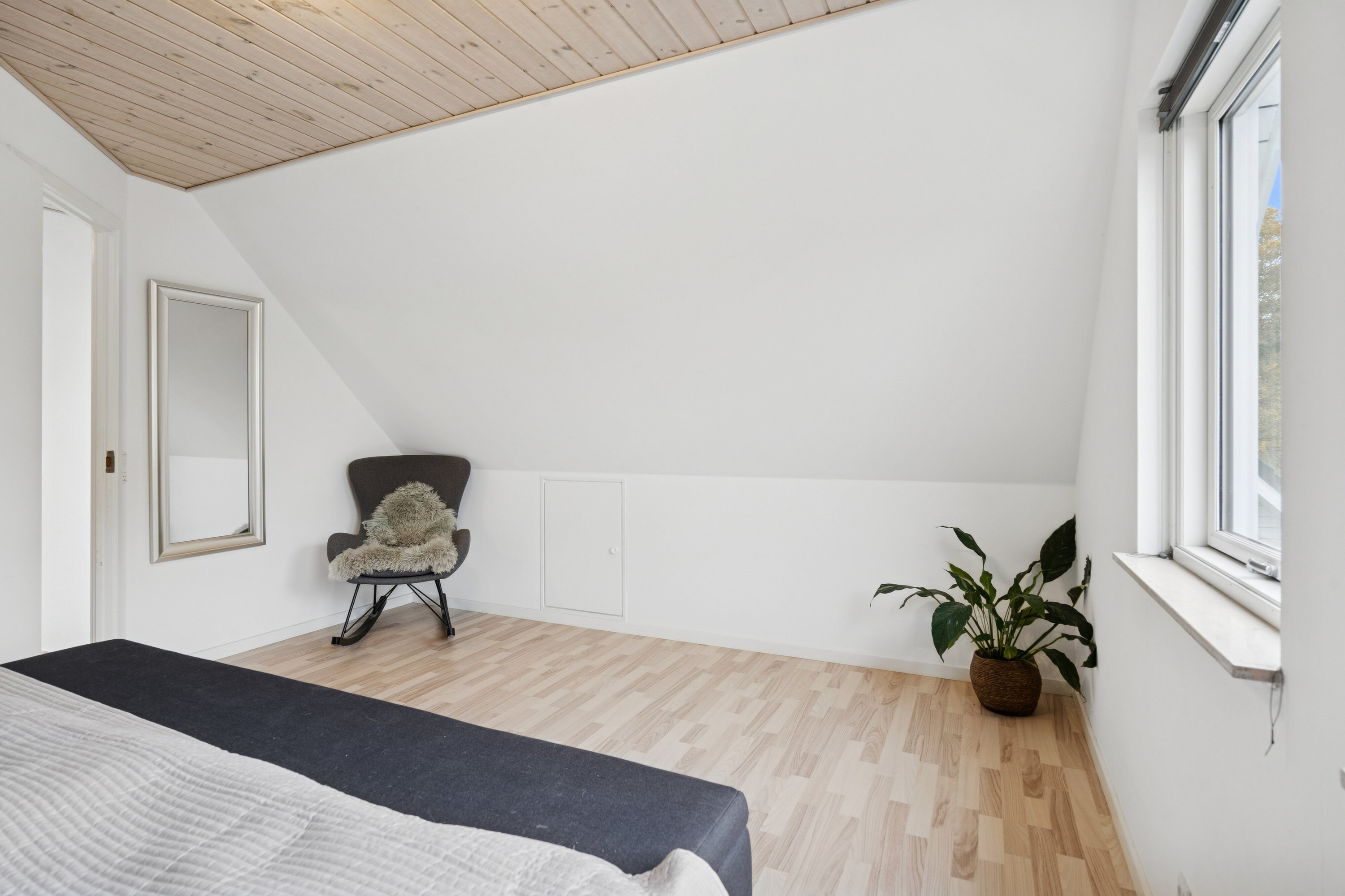 Fremhævet soveværelse billede i fuldskærmstilstand. Billede af Ternesøvej 31, Terslev, 4690 Haslev