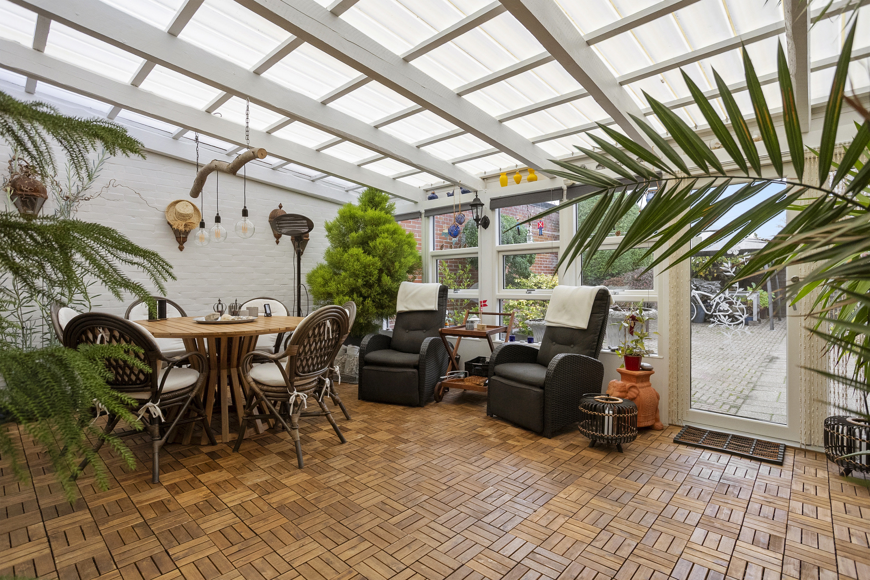 Fremhævet udestue billede i fuldskærmstilstand. Billede af Nørregade 57, 6600 Vejen