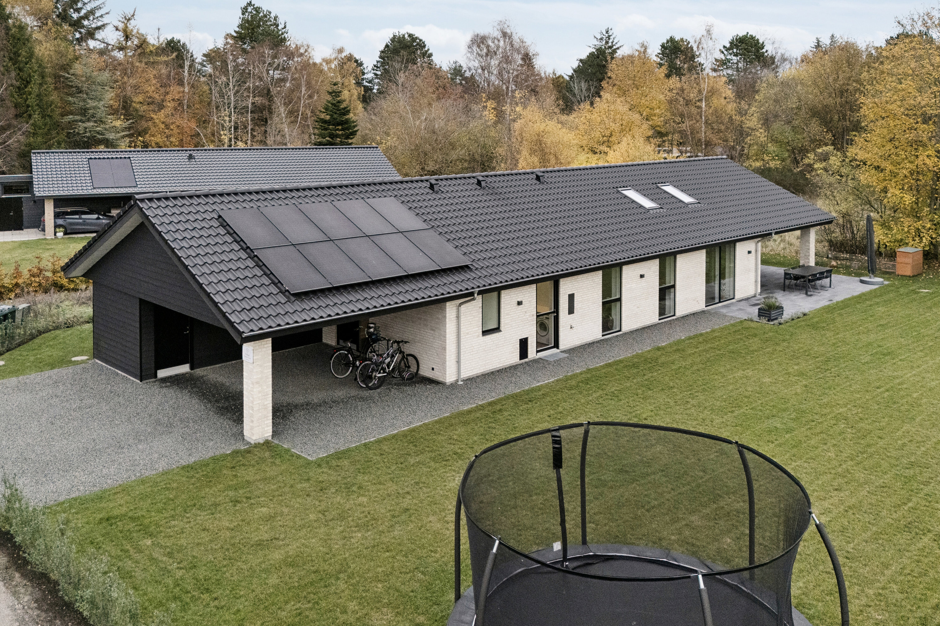 Miniaturebillede 1: luftfoto. Billede af Æblehaven 6, 4500 Nykøbing Sj