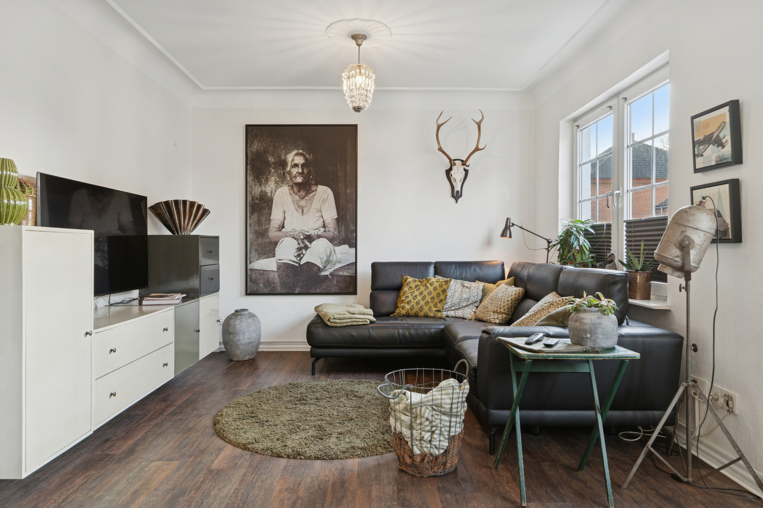 Fremhævet stue billede i fuldskærmstilstand. Billede af Grønnegade 20, 7430 Ikast