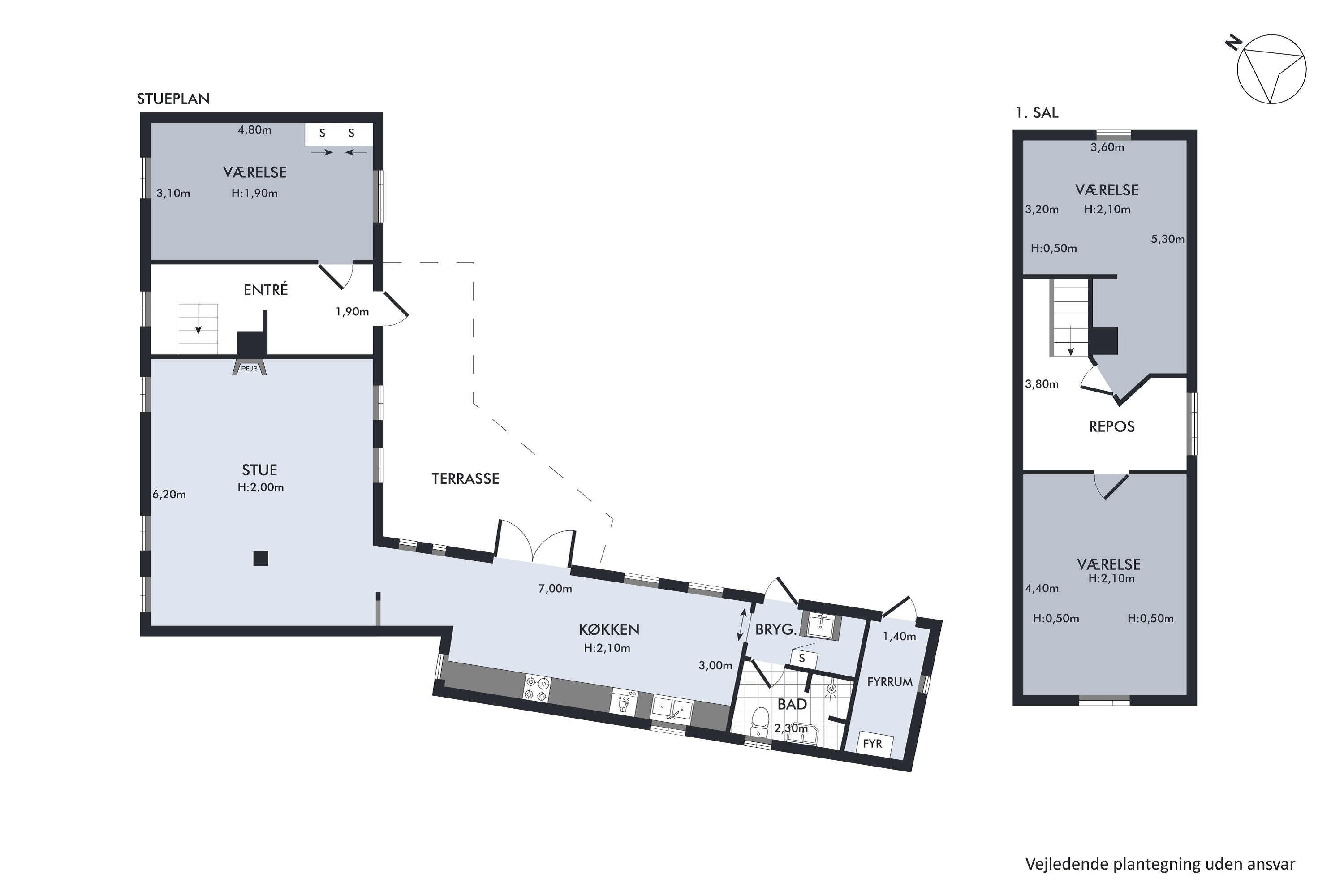 Plantegninger billede af Nylandsvej 33, 2690 Karlslunde