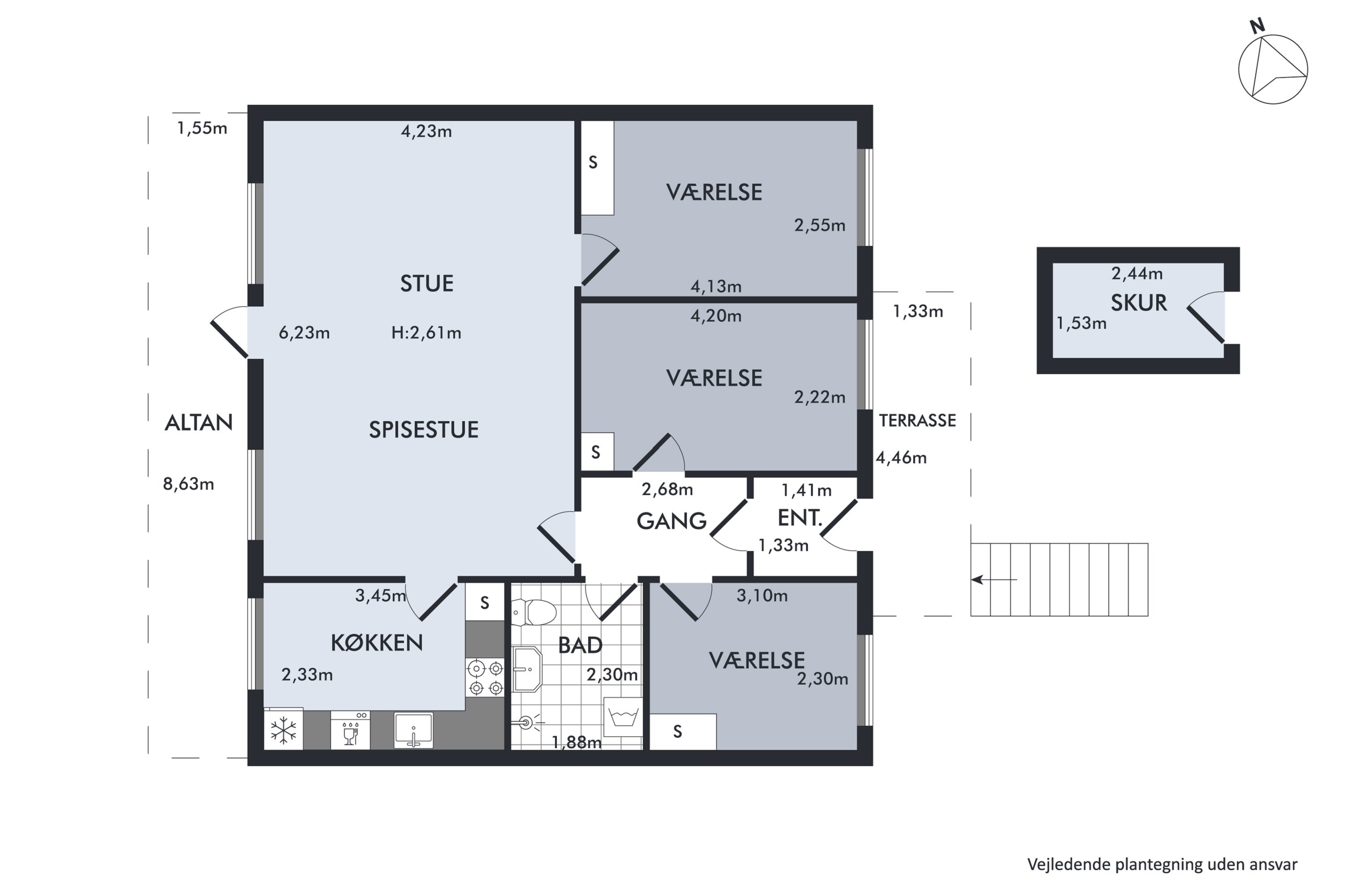 Plantegninger billede af Grønnegården 612B, 2670 Greve