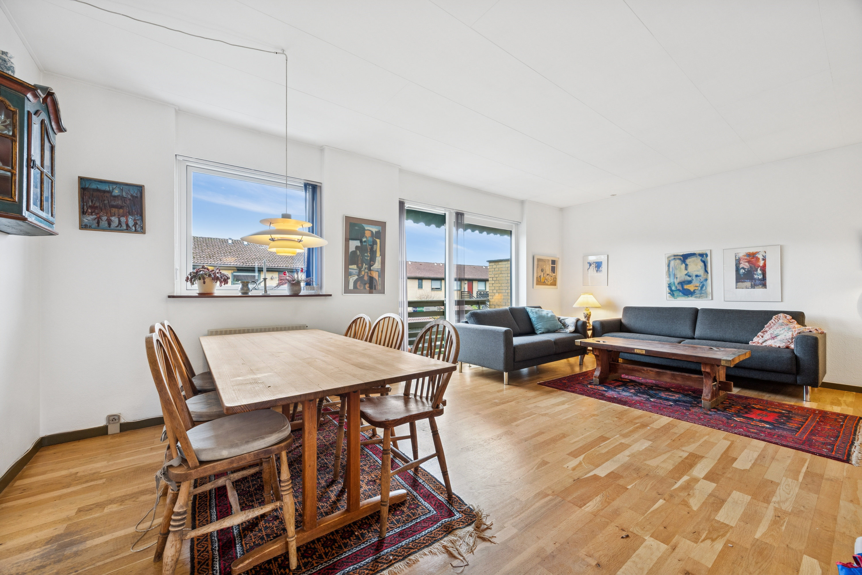 Fremhævet stue billede i fuldskærmstilstand. Billede af Grønnegården 612B, 2670 Greve