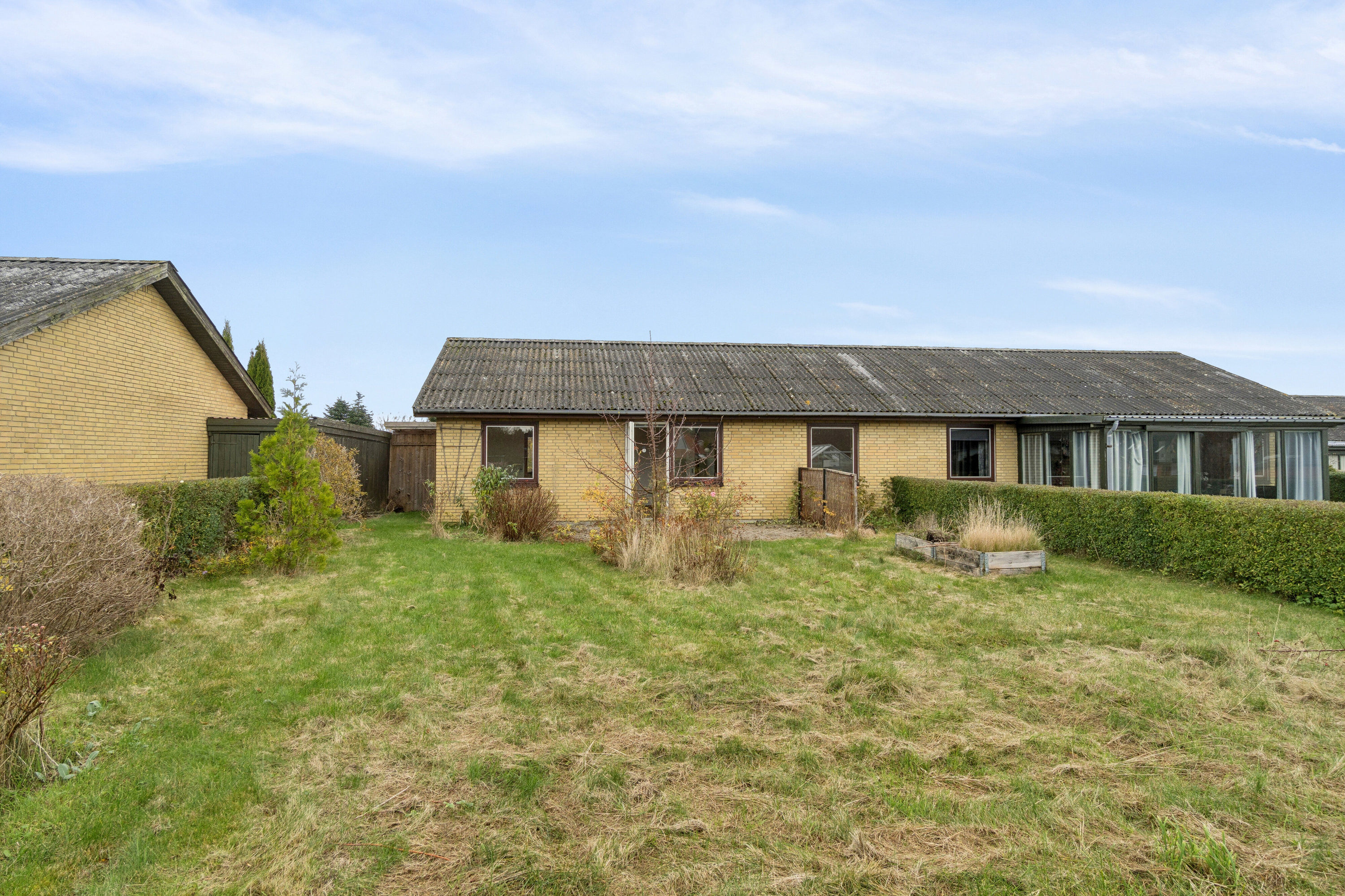 Miniaturebillede 1: set fra haven. Billede af Lerbjergvej 7B, 4470 Svebølle