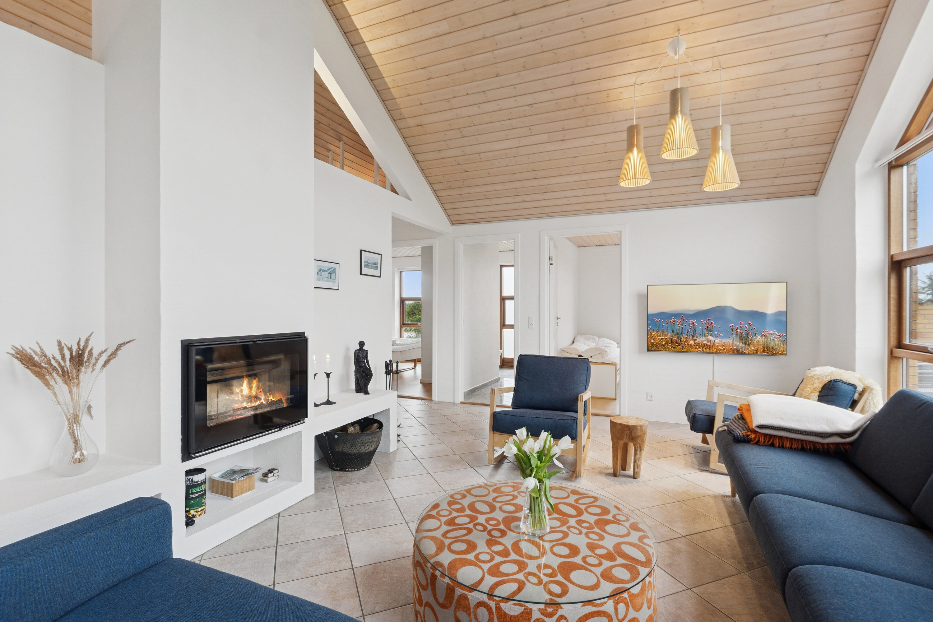 Fremhævet stue billede i fuldskærmstilstand. Billede af Niels Juels Vej 41, Stenbjerg, 7752 Snedsted