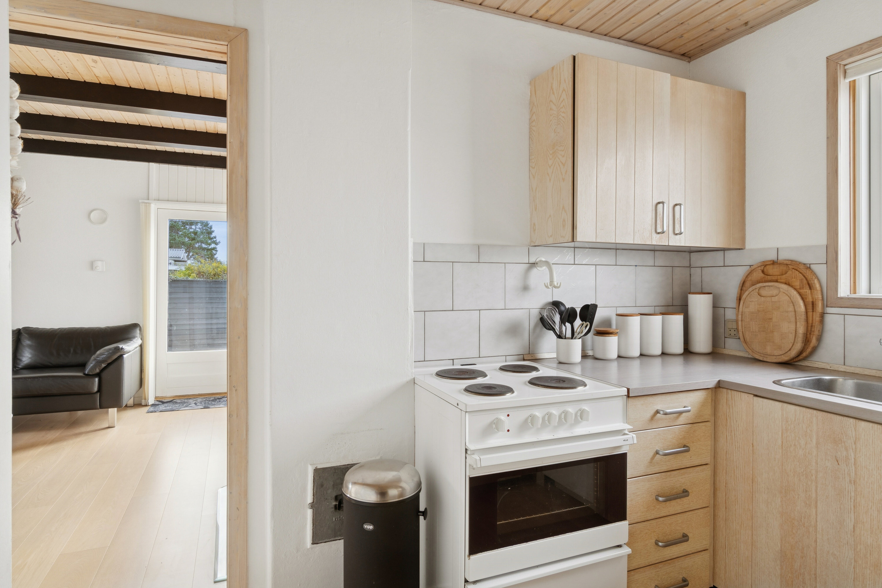 Fremhævet køkken billede i fuldskærmstilstand. Billede af Klinten 2, 4200 Slagelse