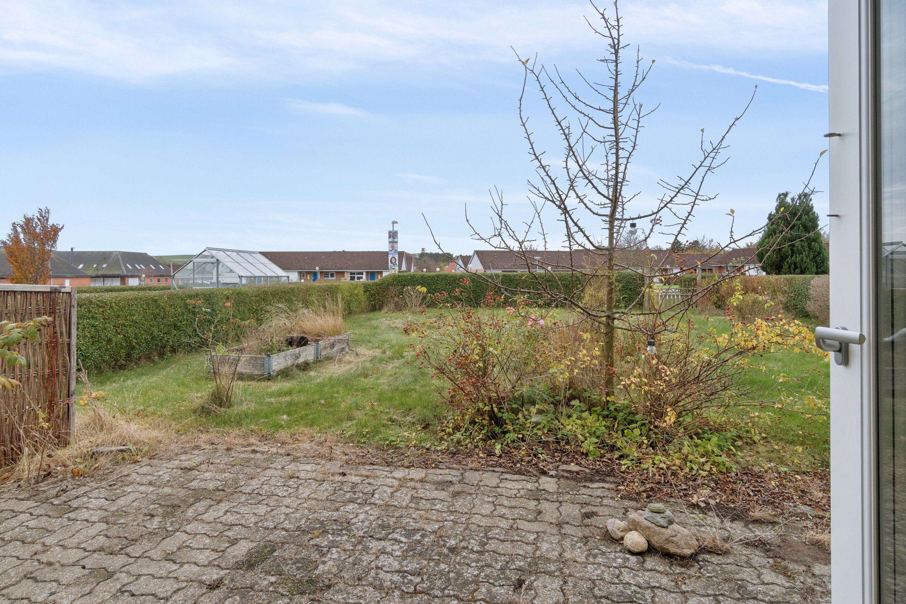 Fremhævet set fra haven billede i fuldskærmstilstand. Billede af Lerbjergvej 7B, 4470 Svebølle