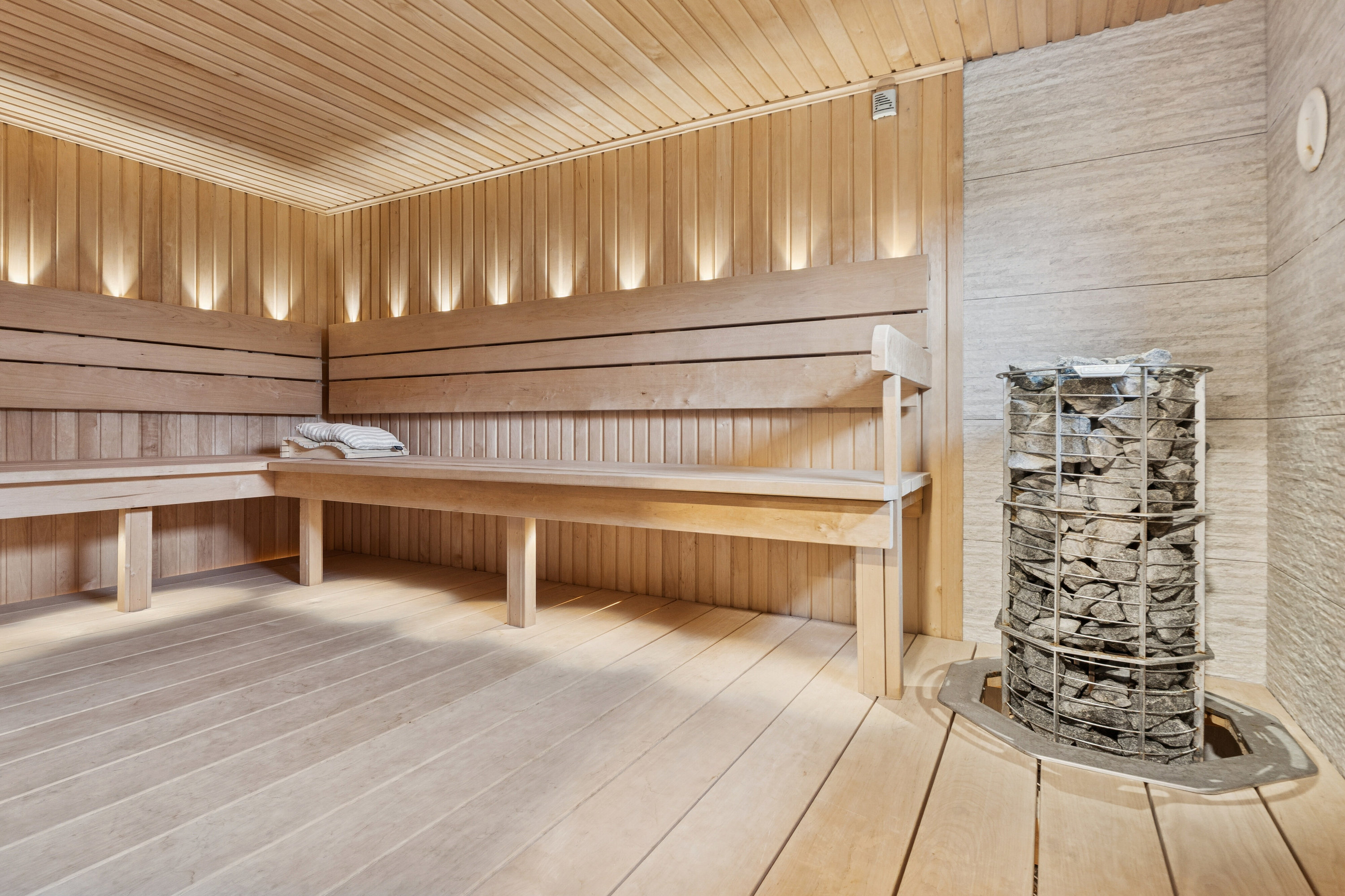 Fremhævet sauna billede i fuldskærmstilstand. Billede af Niels Juels Vej 41, Stenbjerg, 7752 Snedsted