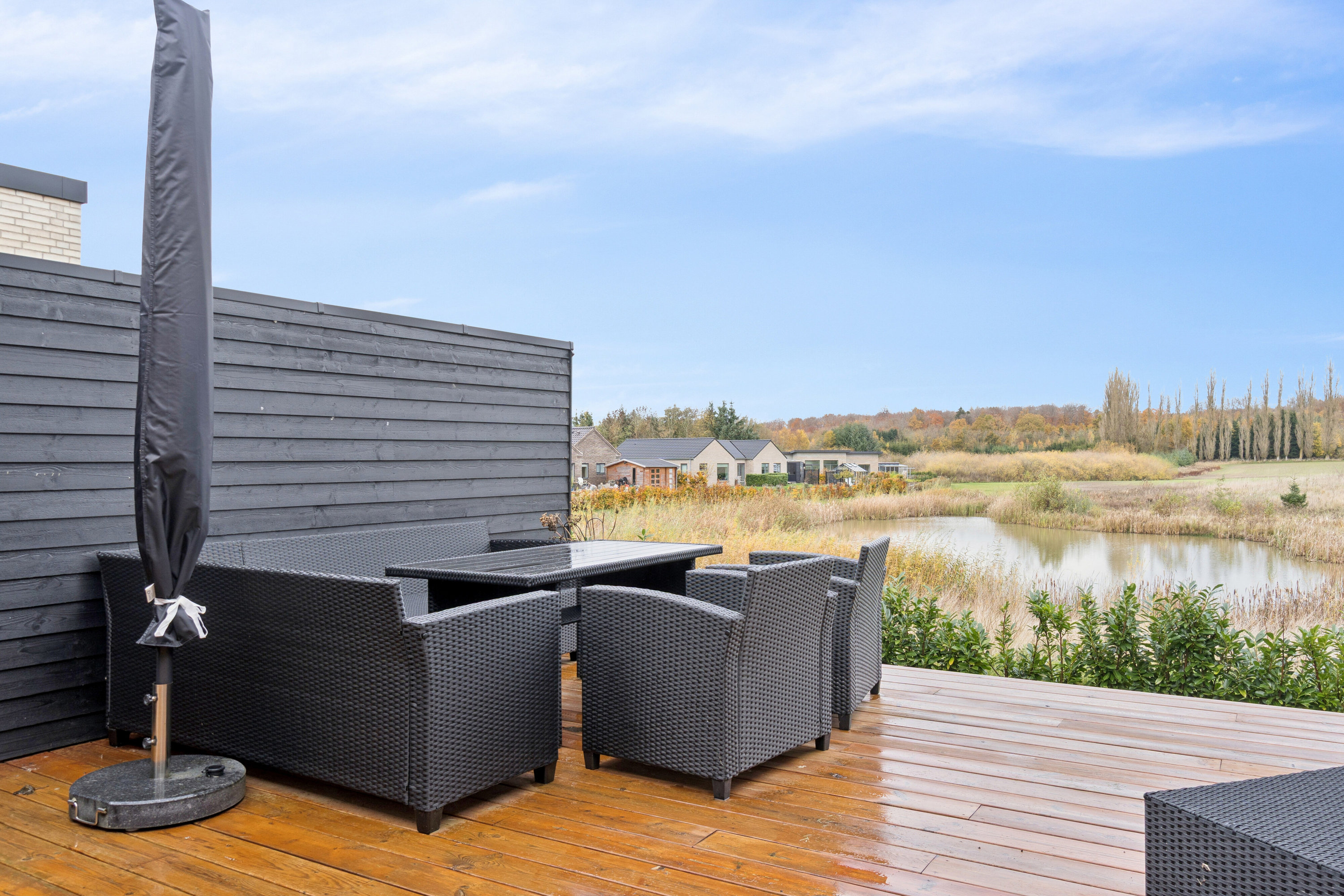 Fremhævet terrasse billede i fuldskærmstilstand. Billede af Klosterlunden 183, 4700 Næstved