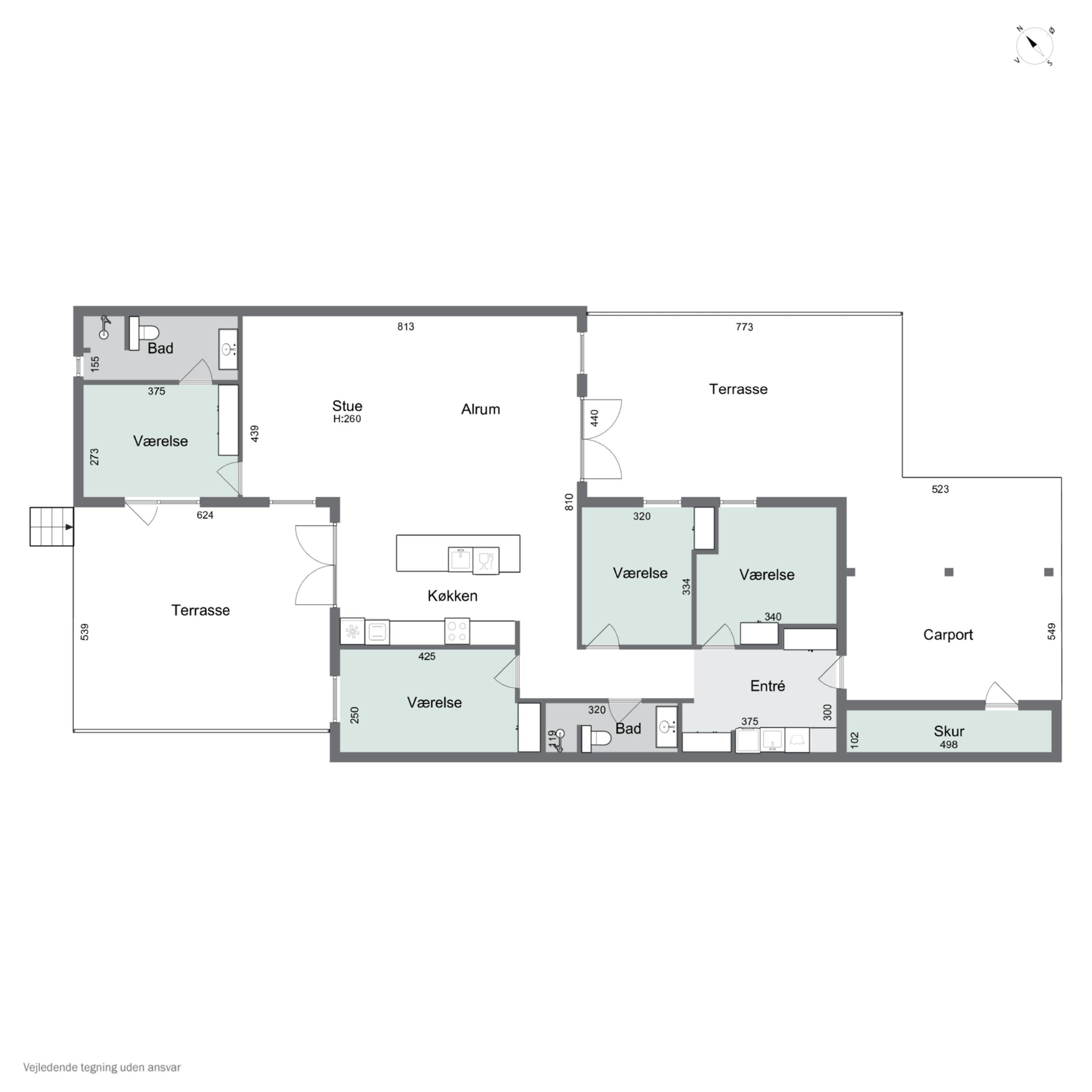 Plantegninger billede af Klosterlunden 183, 4700 Næstved