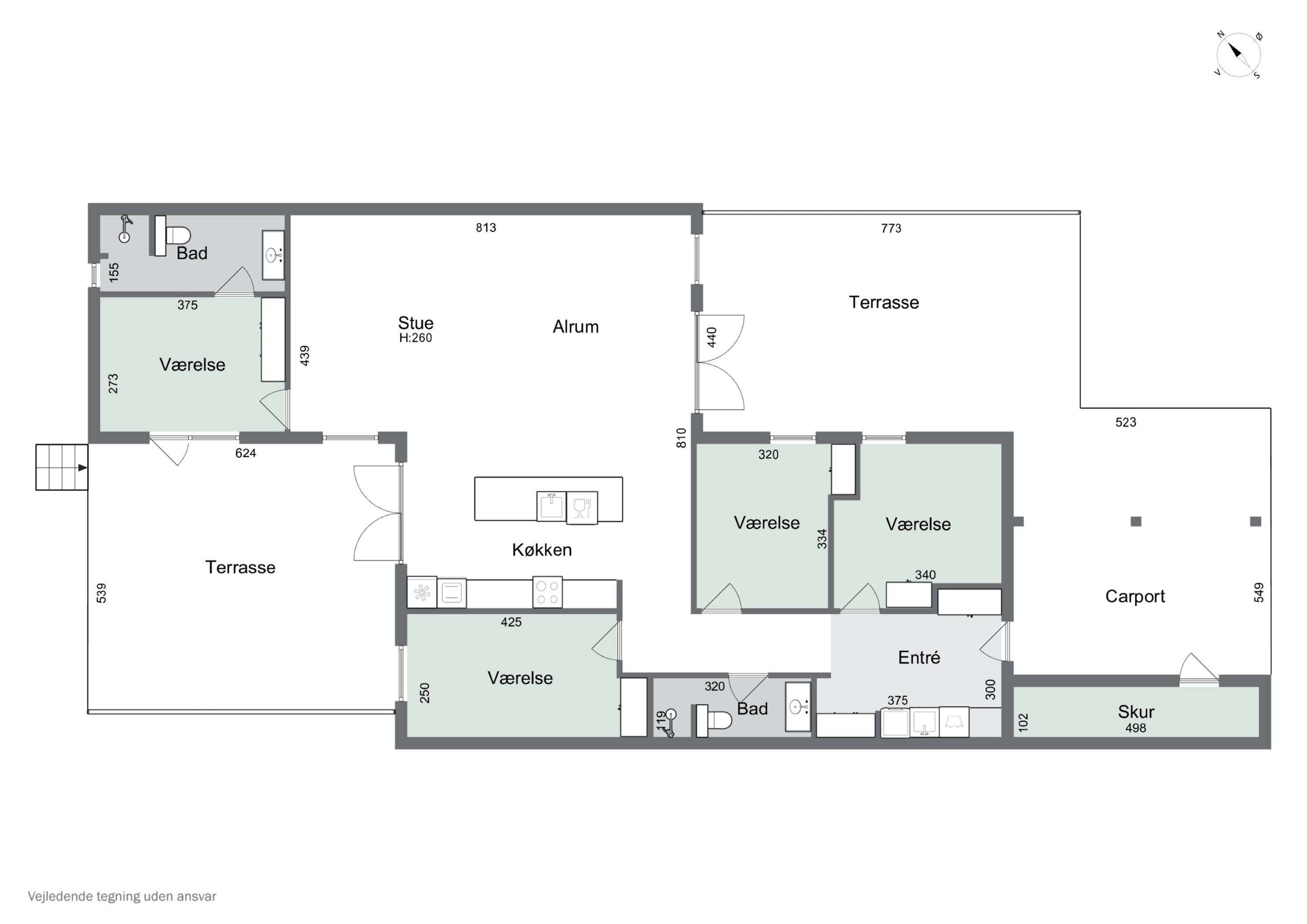 Plantegninger billede af Klosterlunden 183, 4700 Næstved