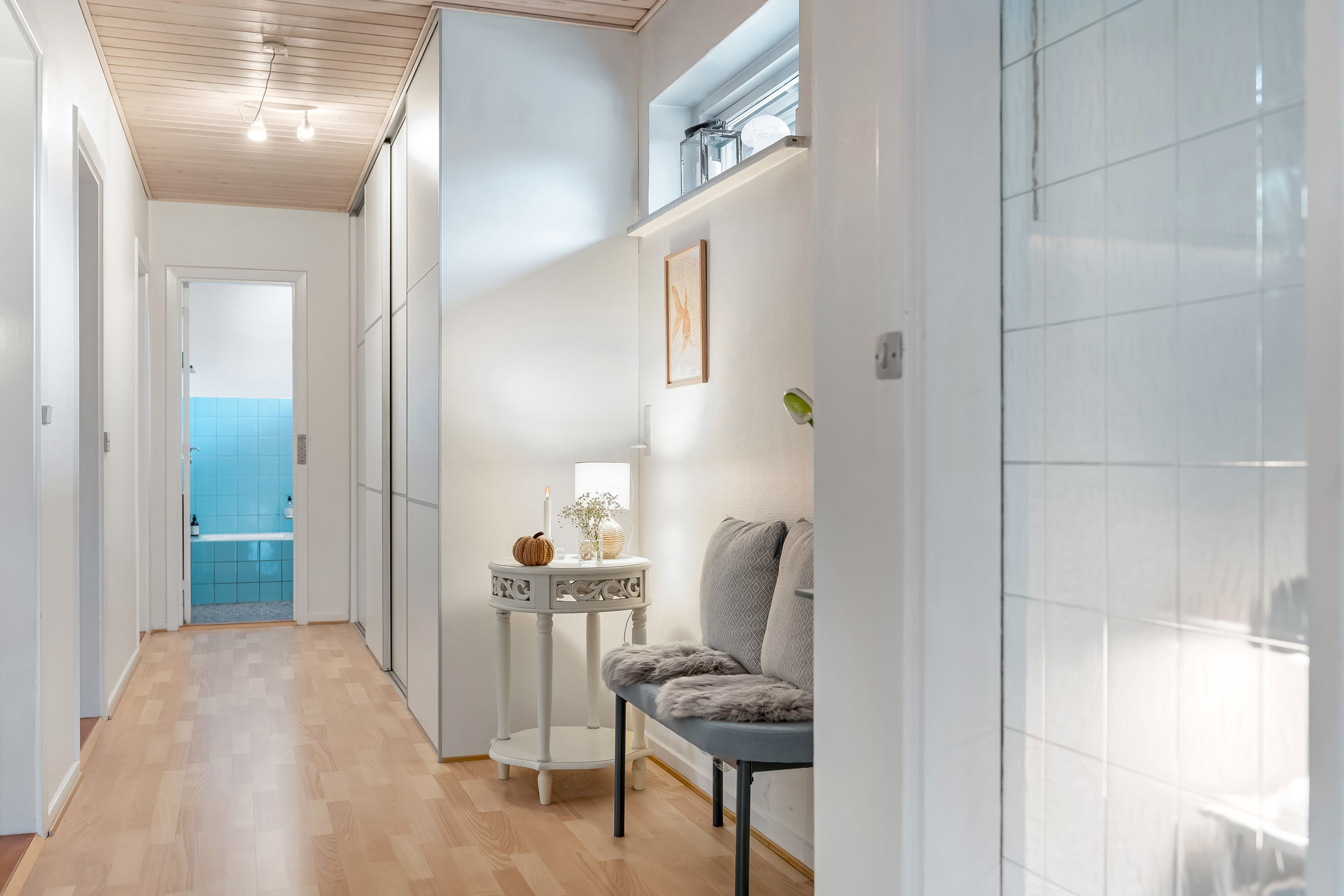 Fremhævet gang billede i fuldskærmstilstand. Billede af Anemonevej 1, Mejdal, 7500 Holstebro