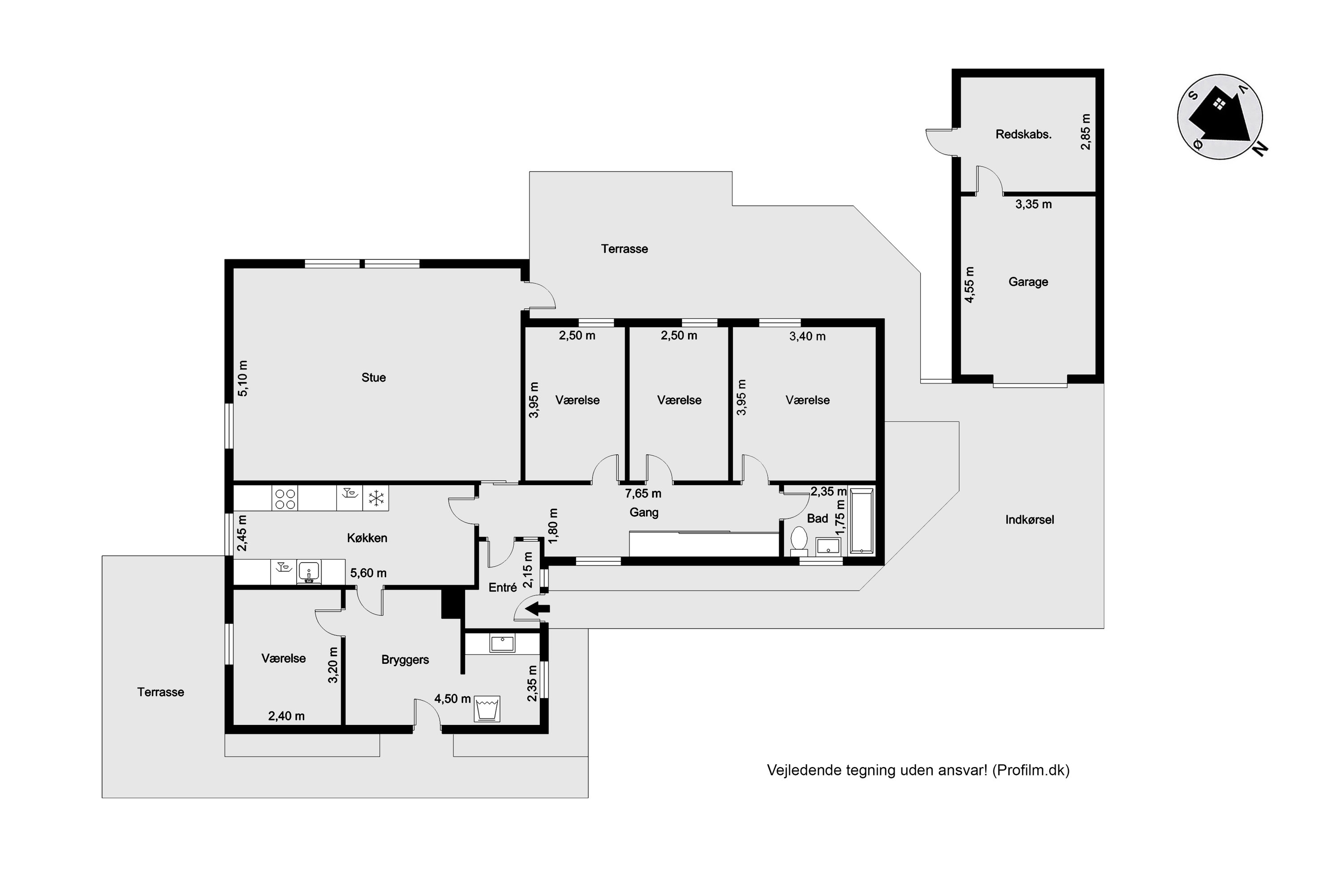 Plantegninger billede af Anemonevej 1, Mejdal, 7500 Holstebro