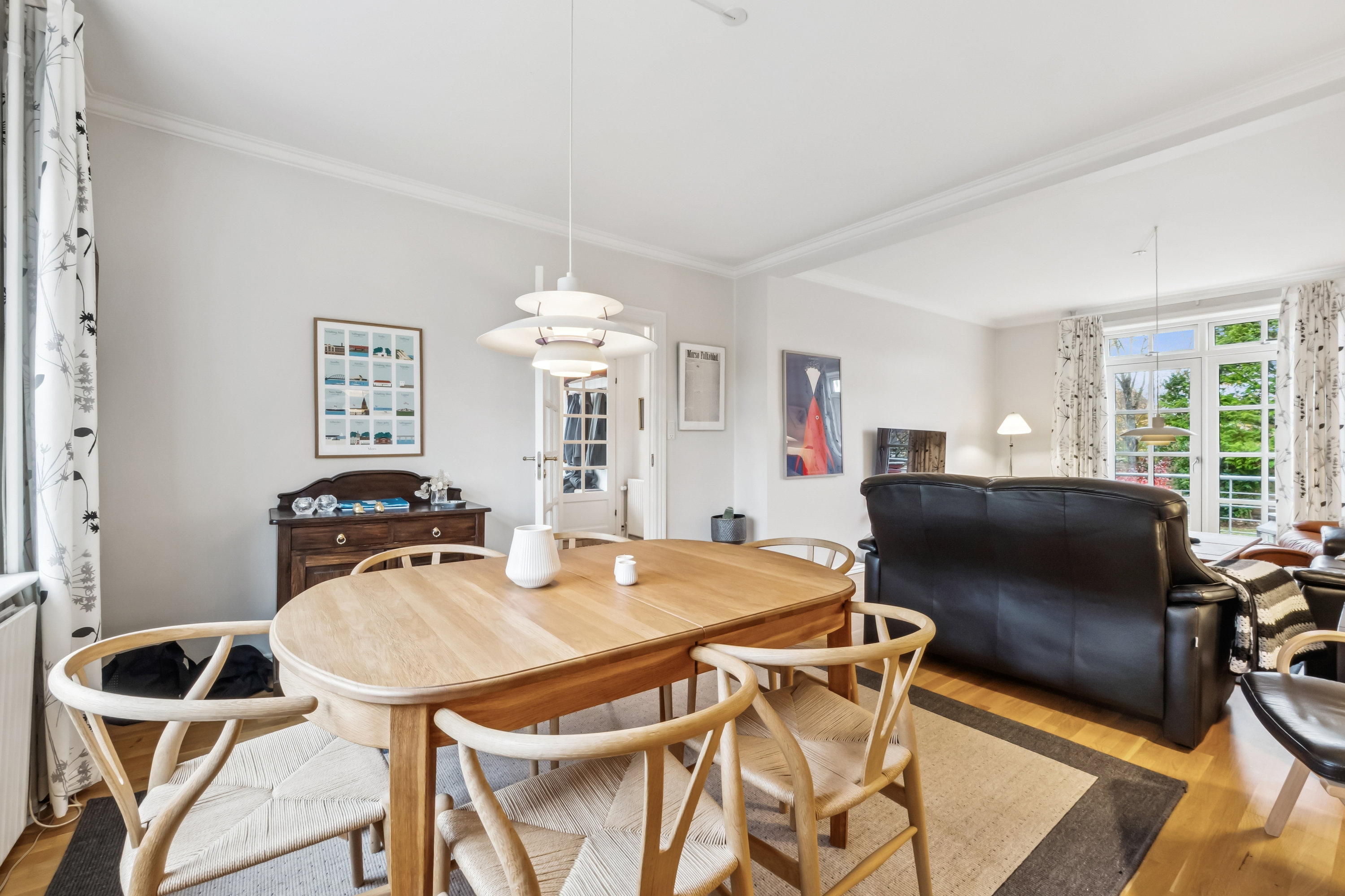 Fremhævet stue billede i fuldskærmstilstand. Billede af Fyrvejen 17, 7900 Nykøbing M