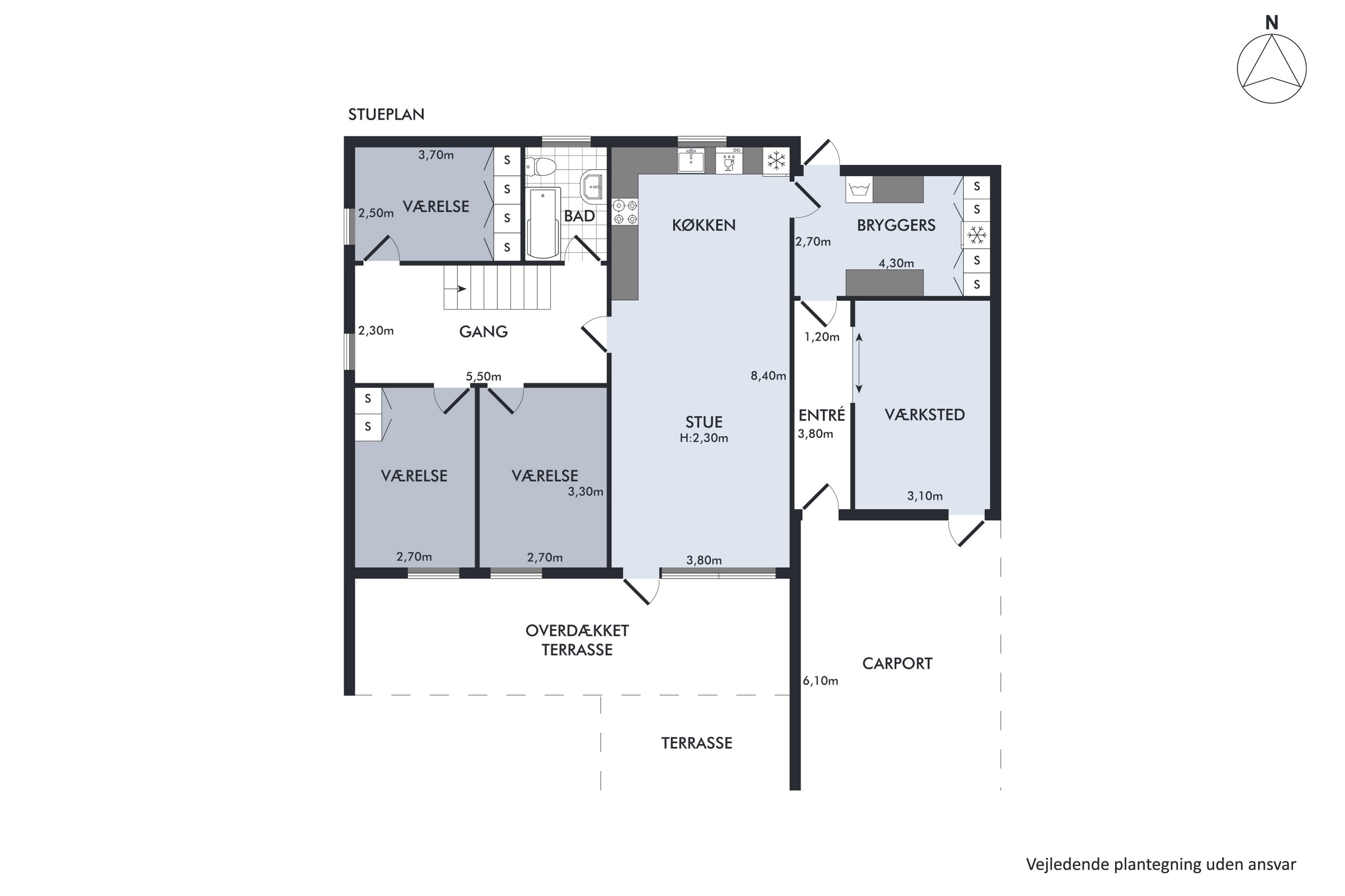 Plantegninger billede af Bakkedraget 18, 4534 Hørve