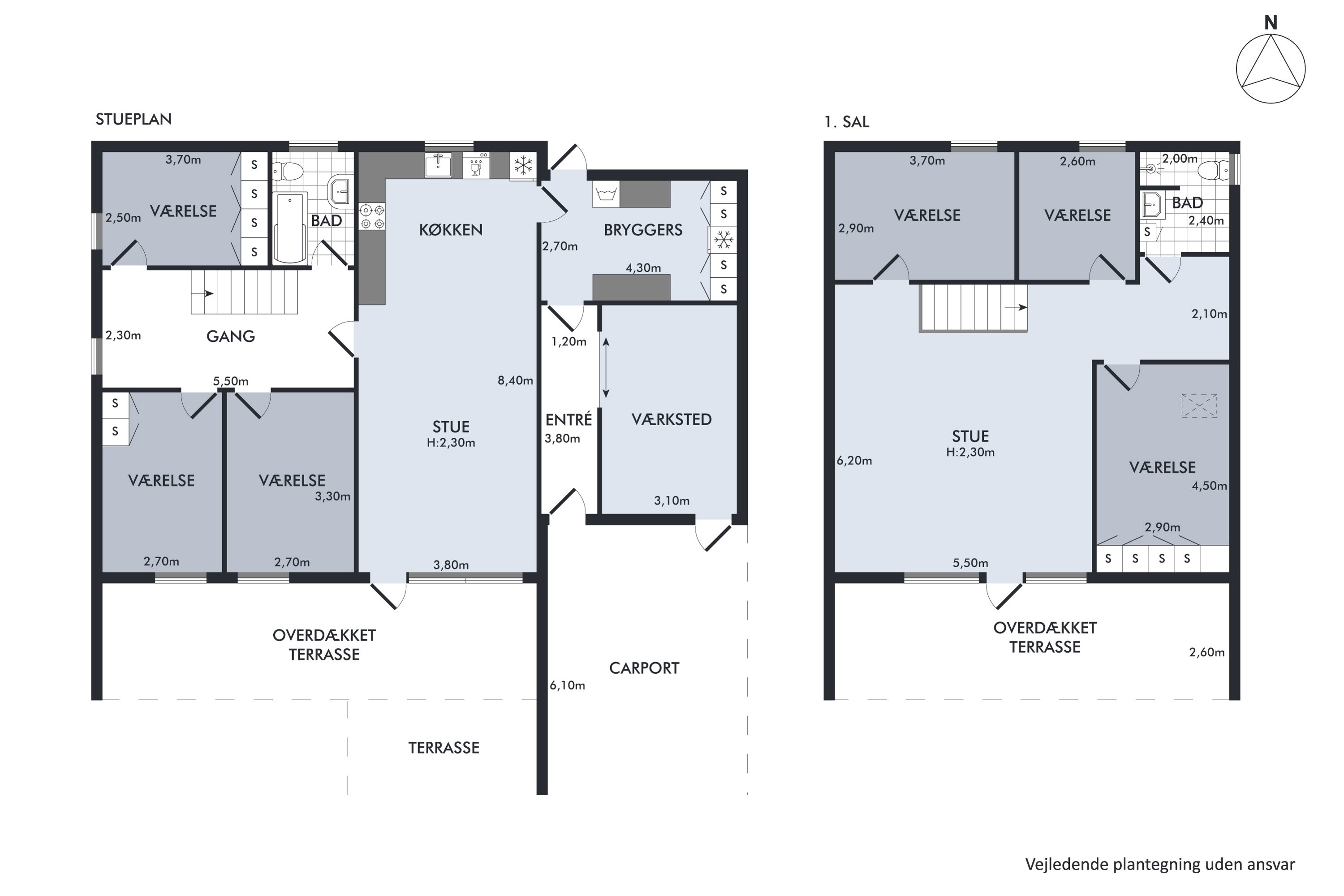 Plantegninger billede af Bakkedraget 18, 4534 Hørve