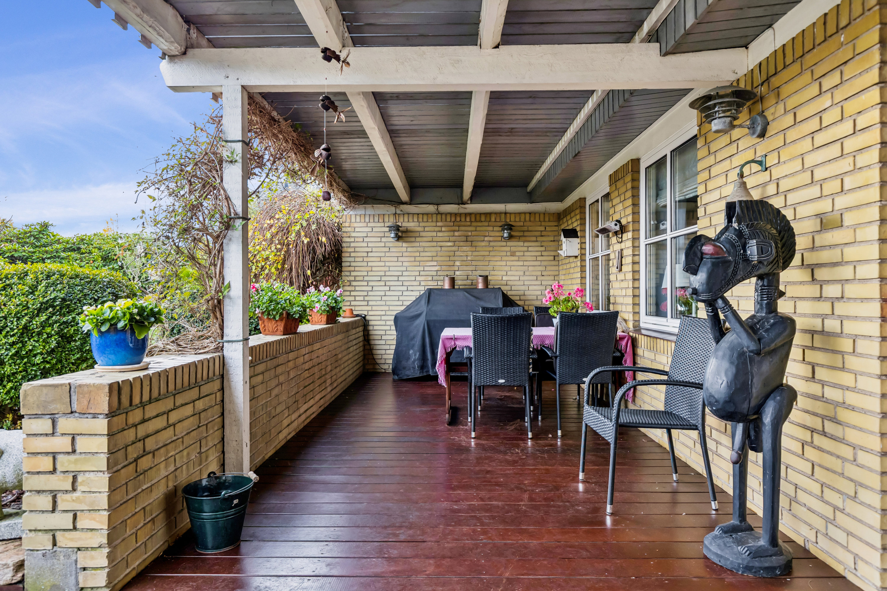 Fremhævet terrasse billede i fuldskærmstilstand. Billede af Bakkedraget 18, 4534 Hørve