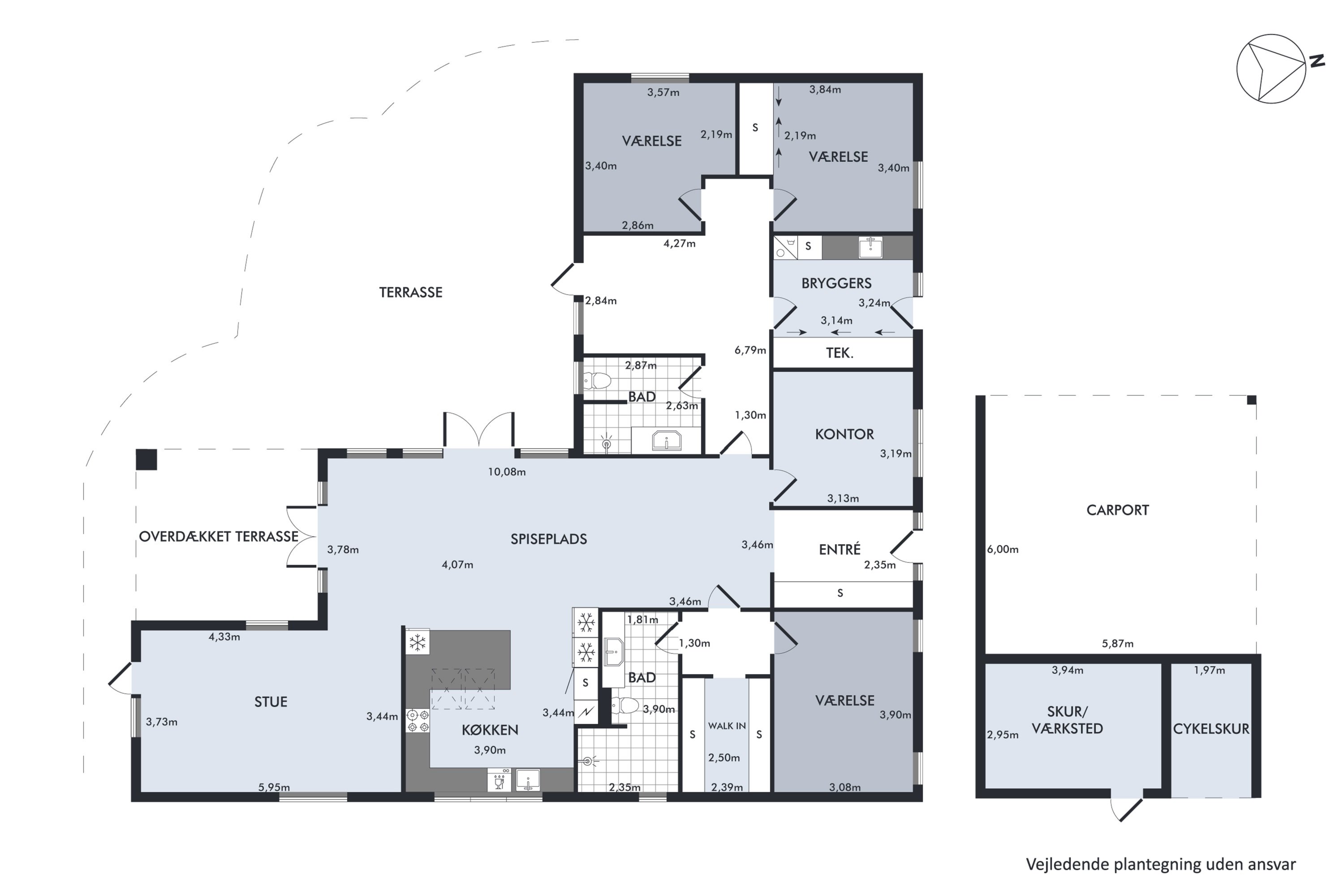 Plantegninger billede af Rødpilevænget 5, 2880 Bagsværd