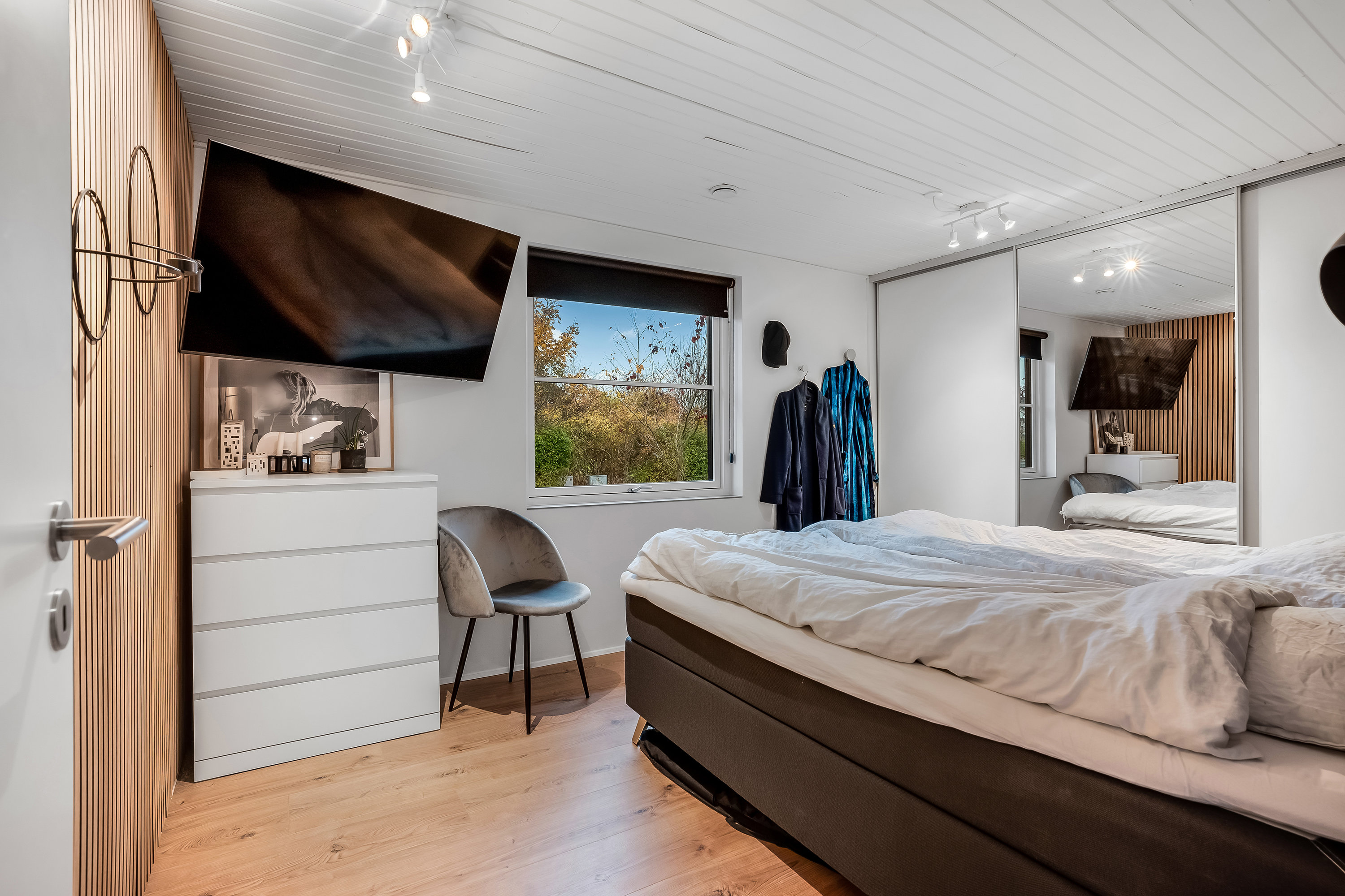 Fremhævet soveværelse billede i fuldskærmstilstand. Billede af Grønneled 2A, Mejrup, 7500 Holstebro