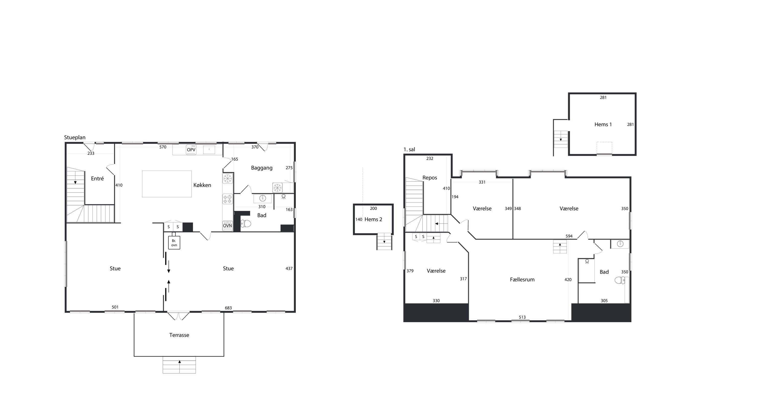 Plantegninger billede af Tårup Vestergyde 95, Tårup, 5370 Mesinge