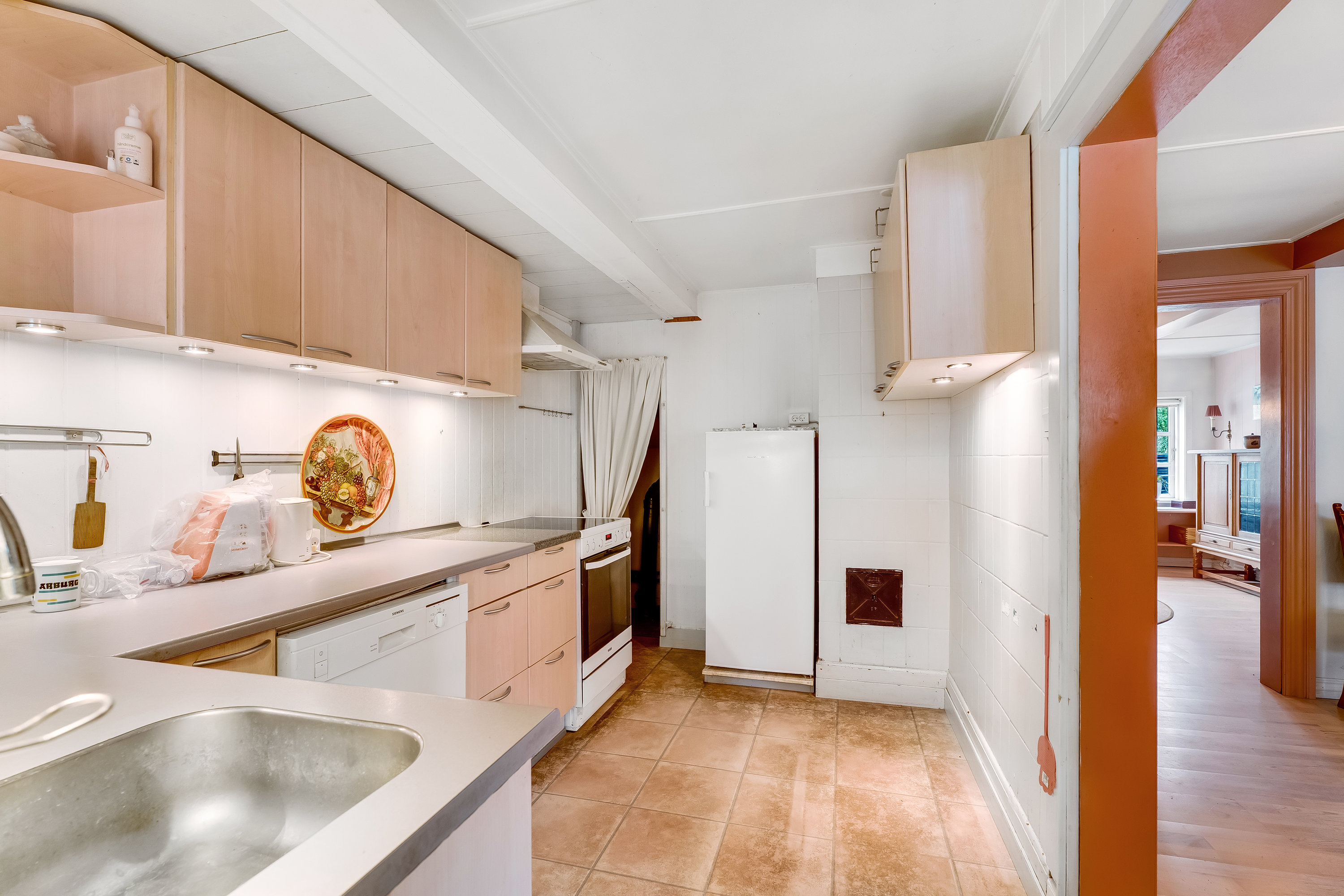 Fremhævet køkken billede i fuldskærmstilstand. Billede af Åsmarkegade 6, 4941 Bandholm