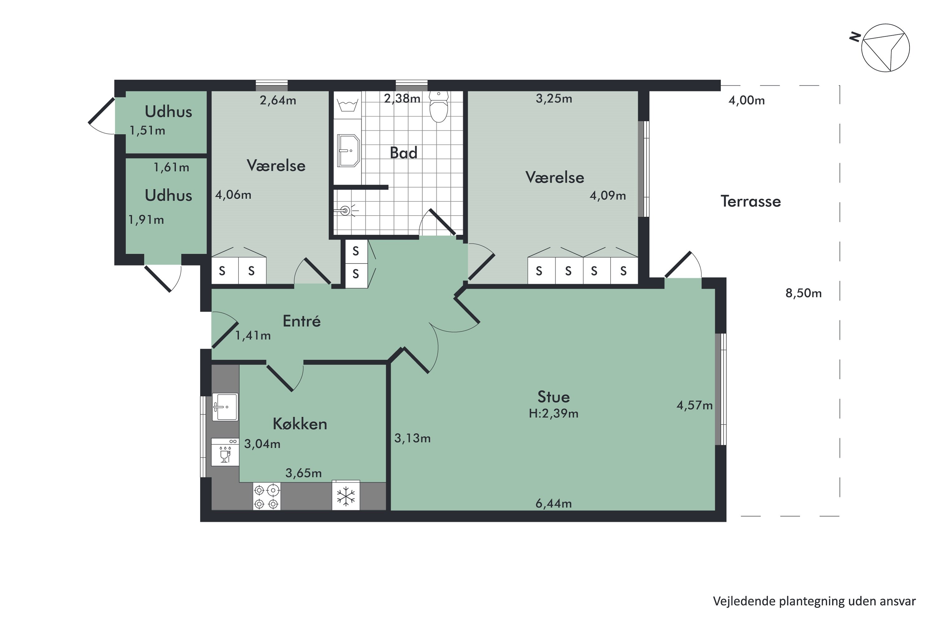 Plantegninger billede af Østergade 46, 9320 Hjallerup