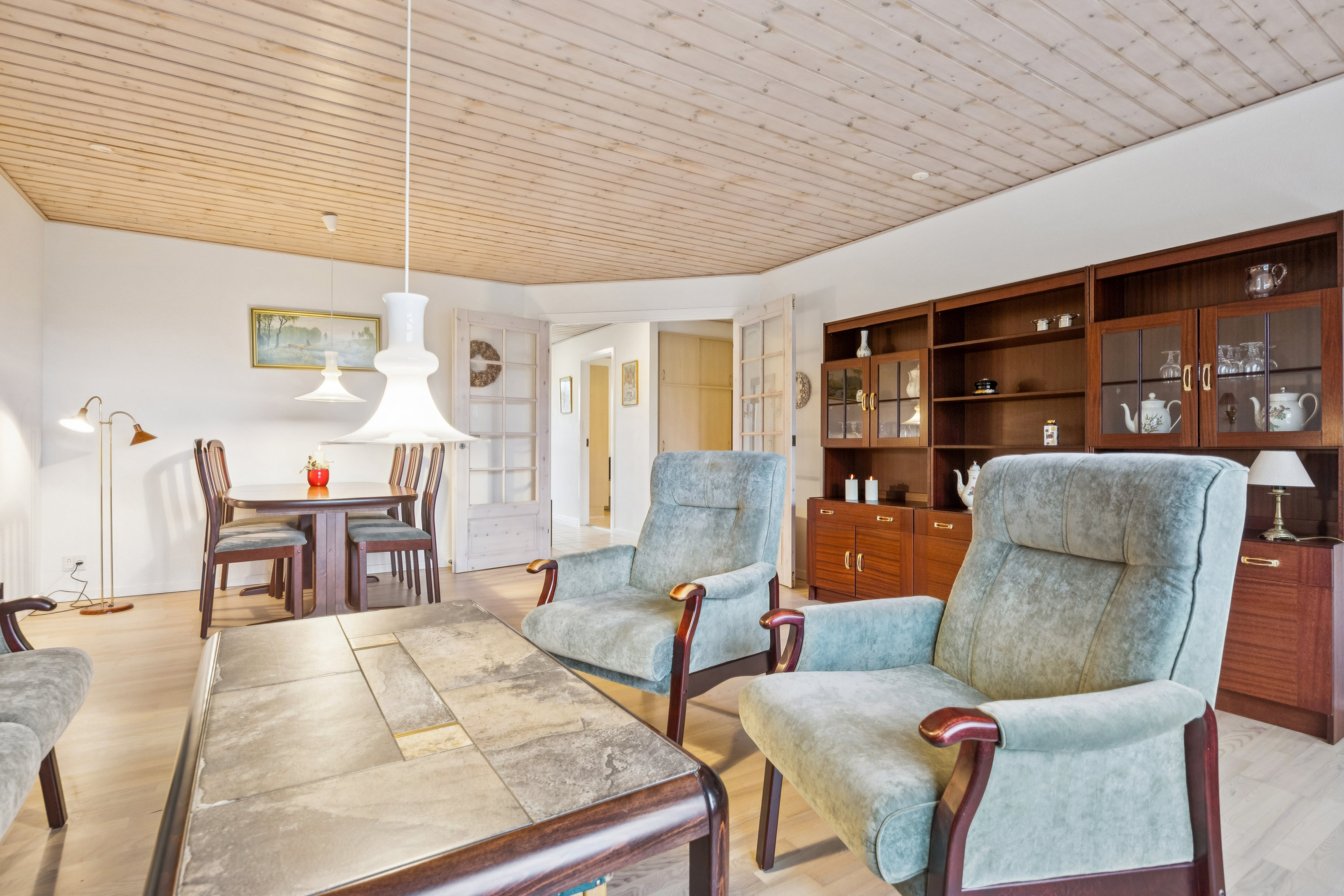 Fremhævet stue billede i fuldskærmstilstand. Billede af Østergade 46, 9320 Hjallerup