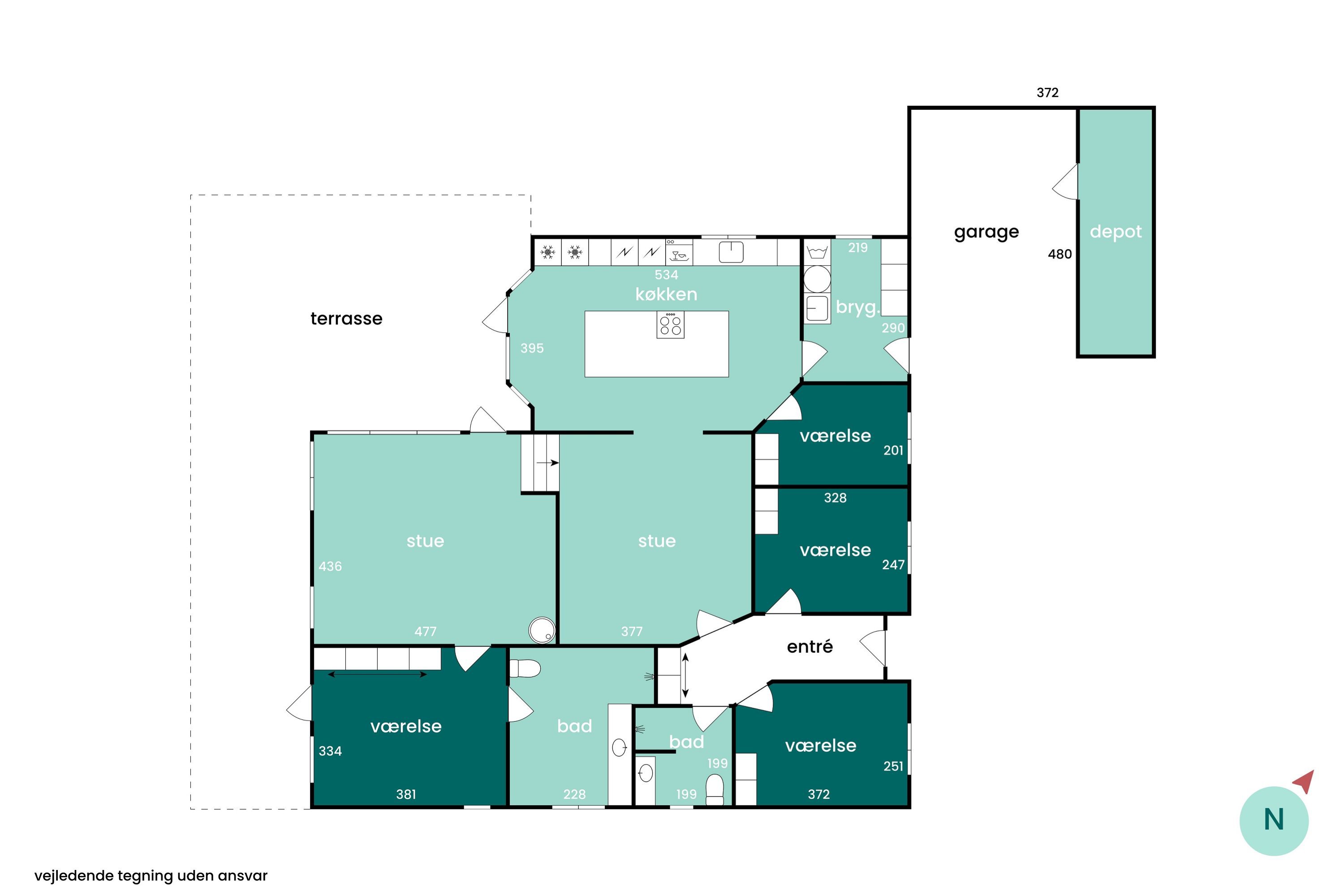 Plantegninger billede af Ålykken 22, 6710 Esbjerg V